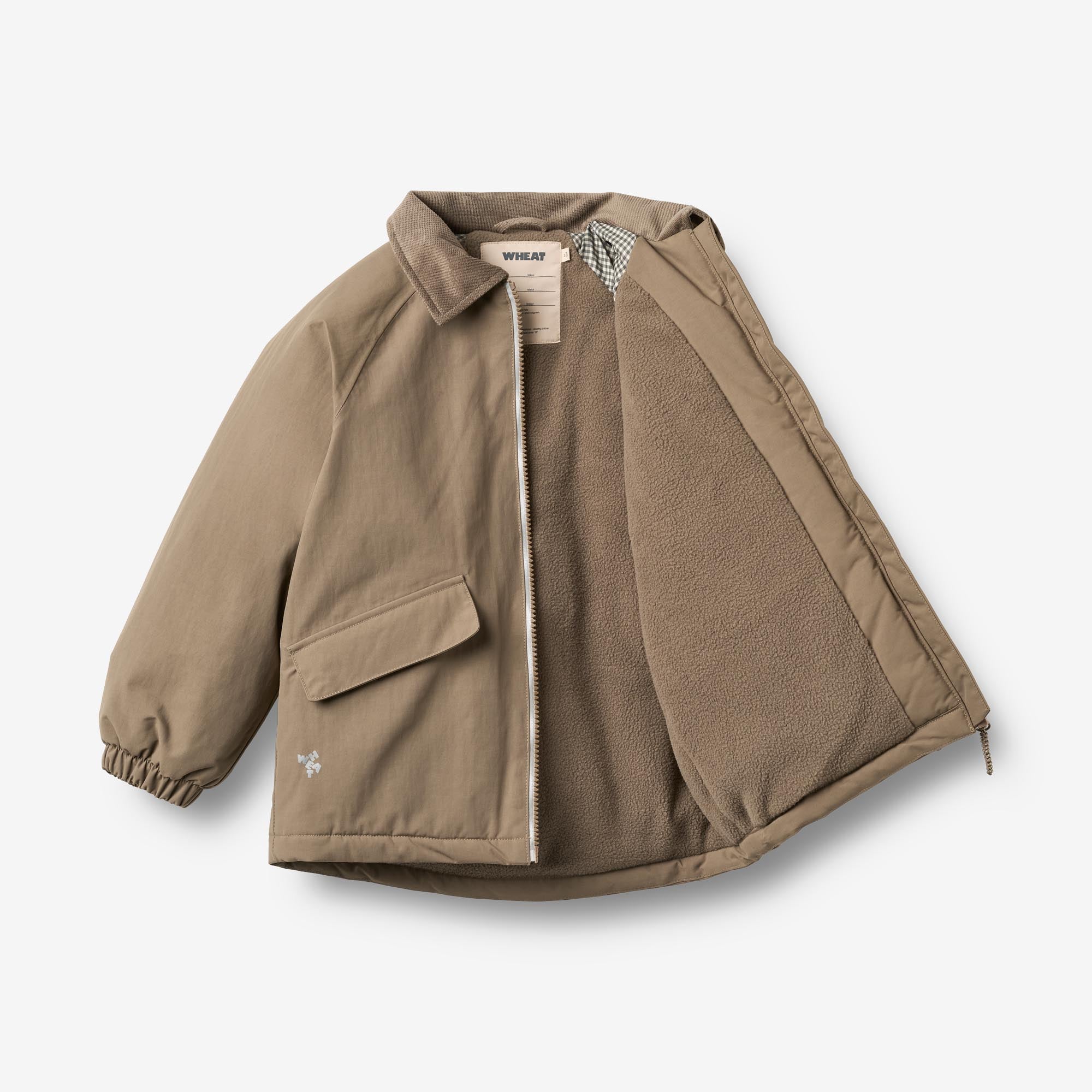 wheat-cloudie-jacke-braun-kinderjacke-wasserdicht image 4