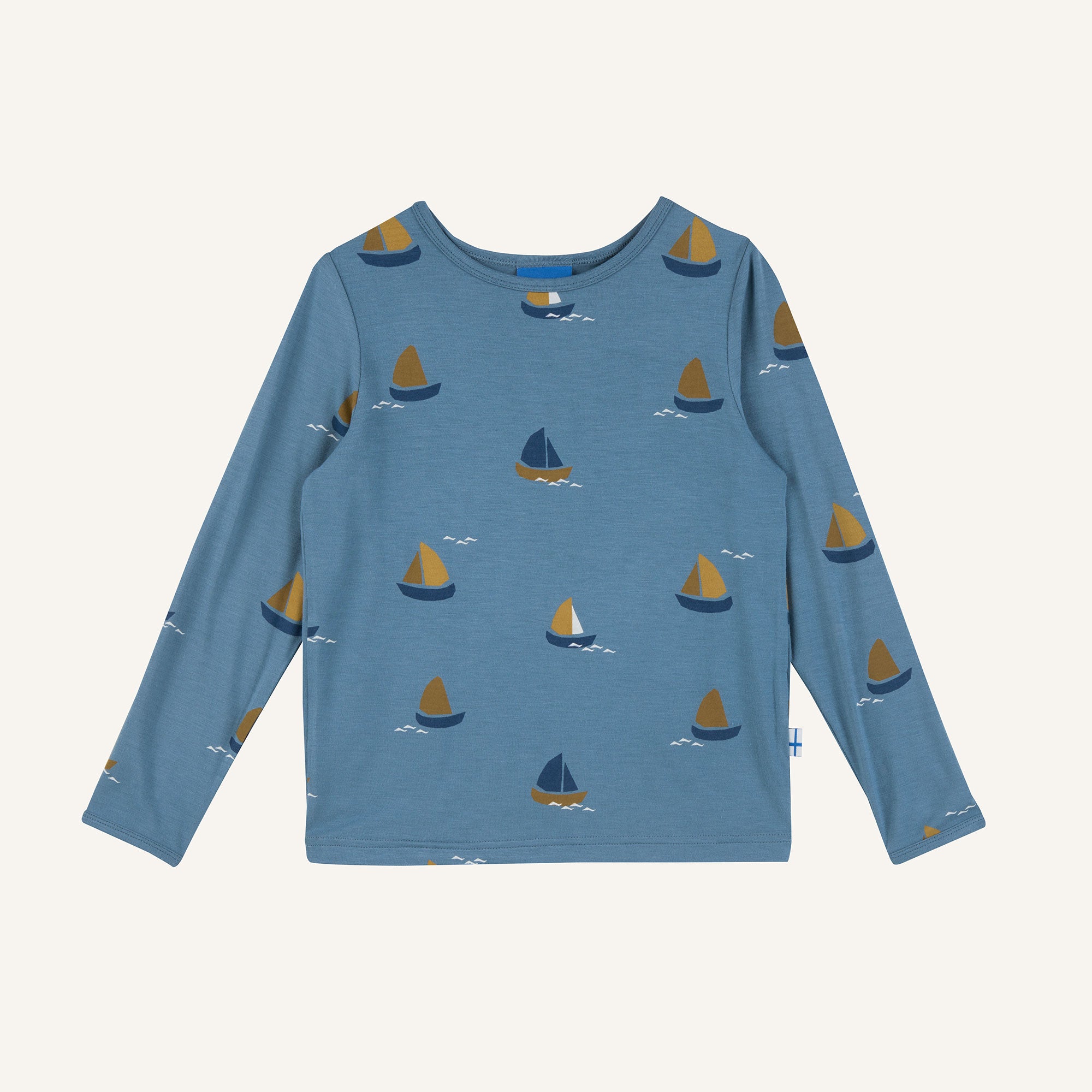 finkid-husky-juhannus-sun-longsleeve-peach-90-100-uv50 image 1