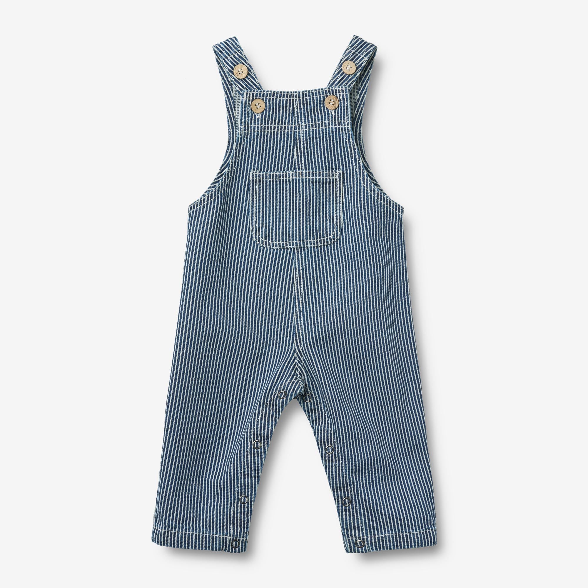 wheat-ivan-overall-baby-denim-stripe-bio-denim image 2