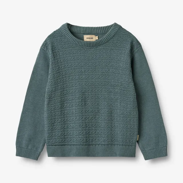 wheat-borris-knit-pullover-stormy-weather-bio-baumwolle image 1
