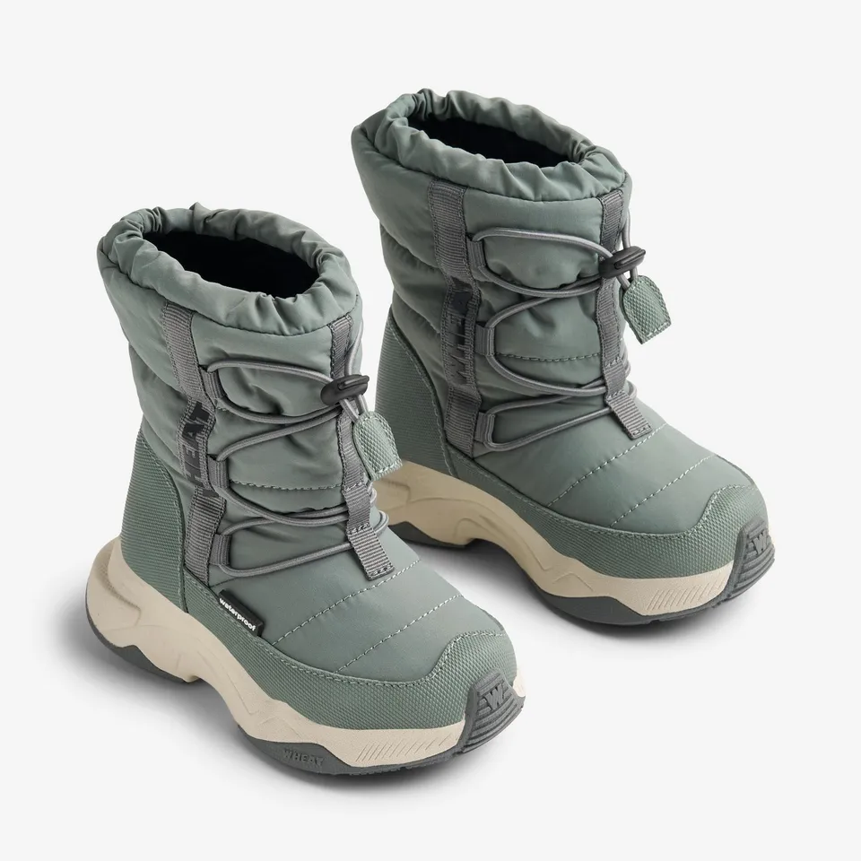 wheat-cosmo-winterboot-kinderstiefel-sage-wollfutter image 1