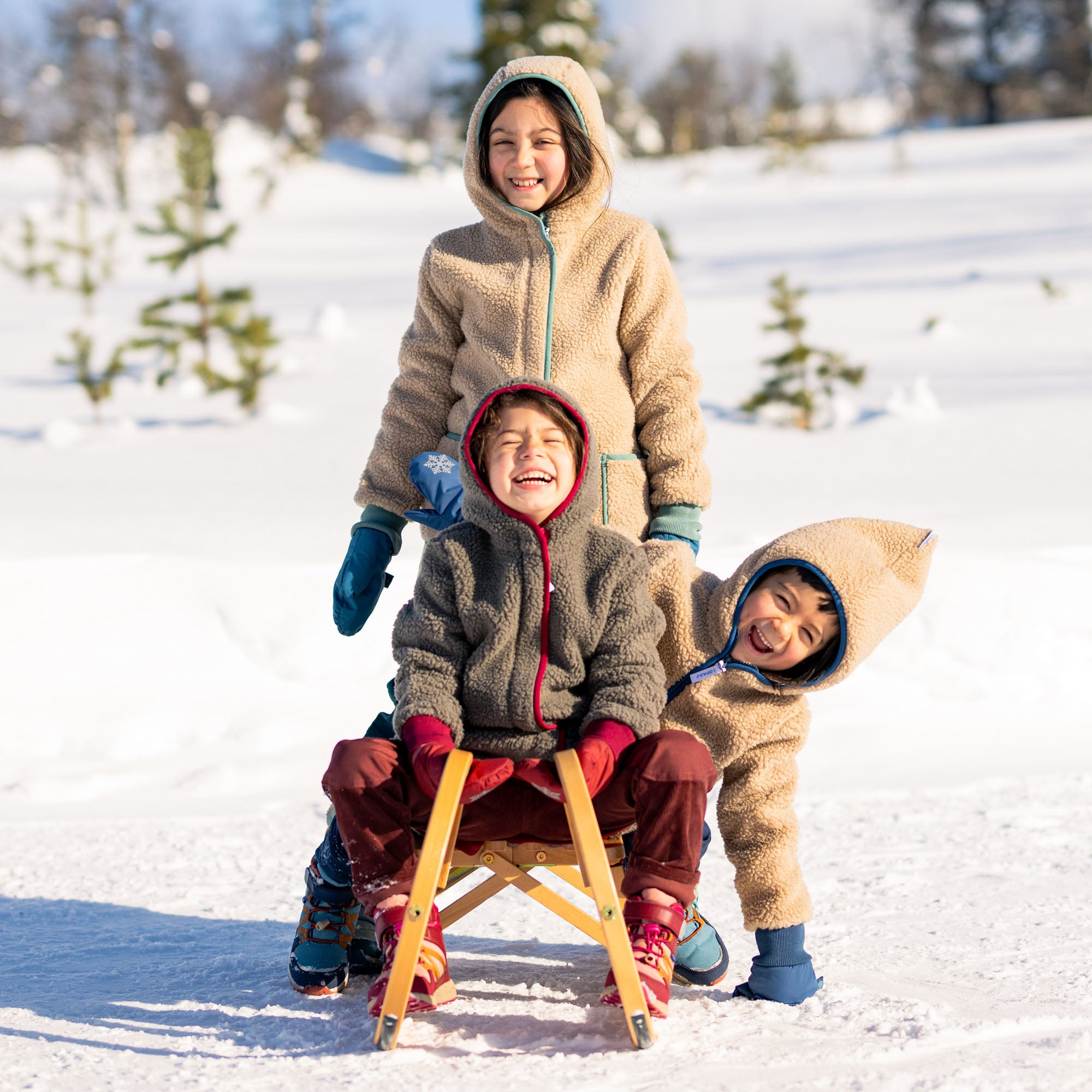 finkid-husky-makea-teddyfleecejacke-kinder-falcon image 2