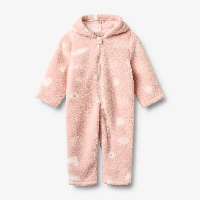 wheat-allo-fleeceanzug-cameo-rose-jacquard-baby-recycling-fleece image 1