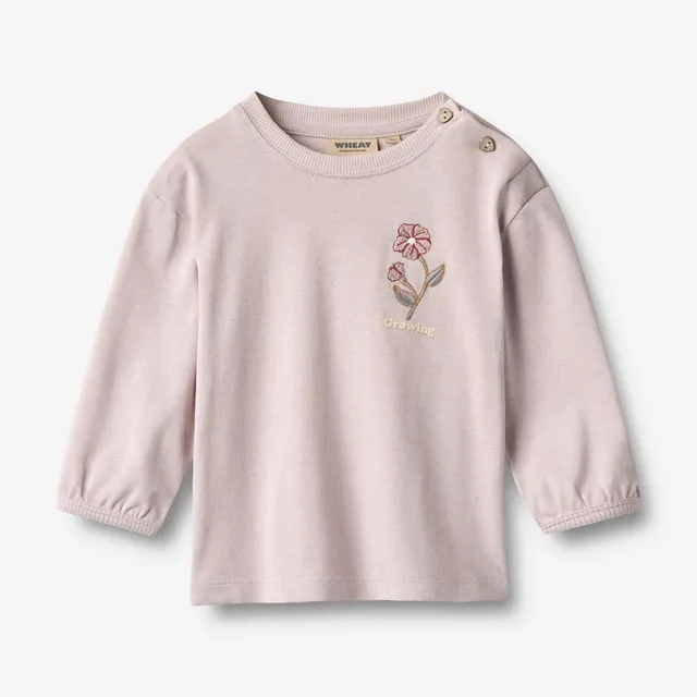 wheat-sira-t-shirt-langarm-bio-baumwolle-soft-lilac image 1