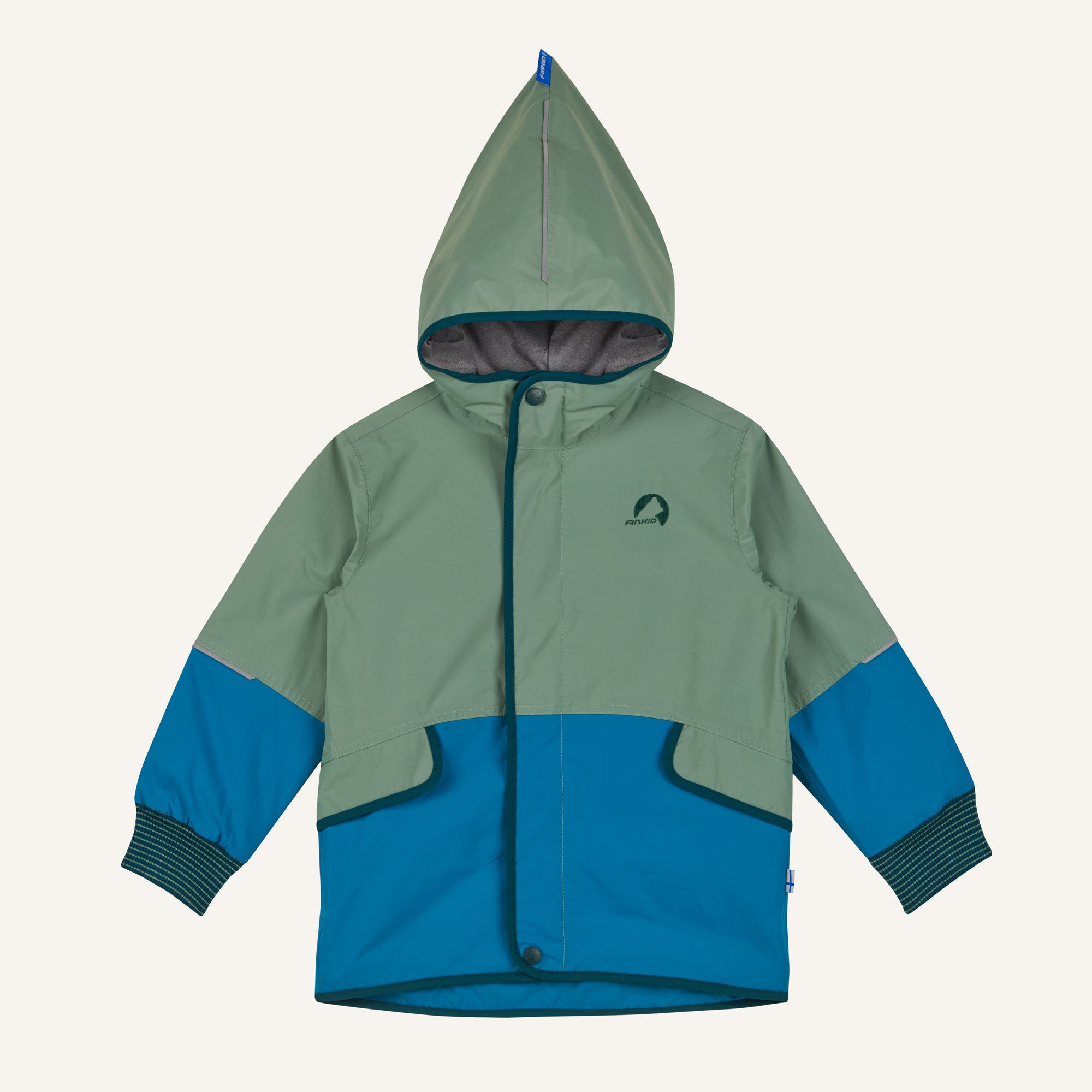 finkid-moska-bergangsjacke-smoke-blue-real-teal-80-90 image 5