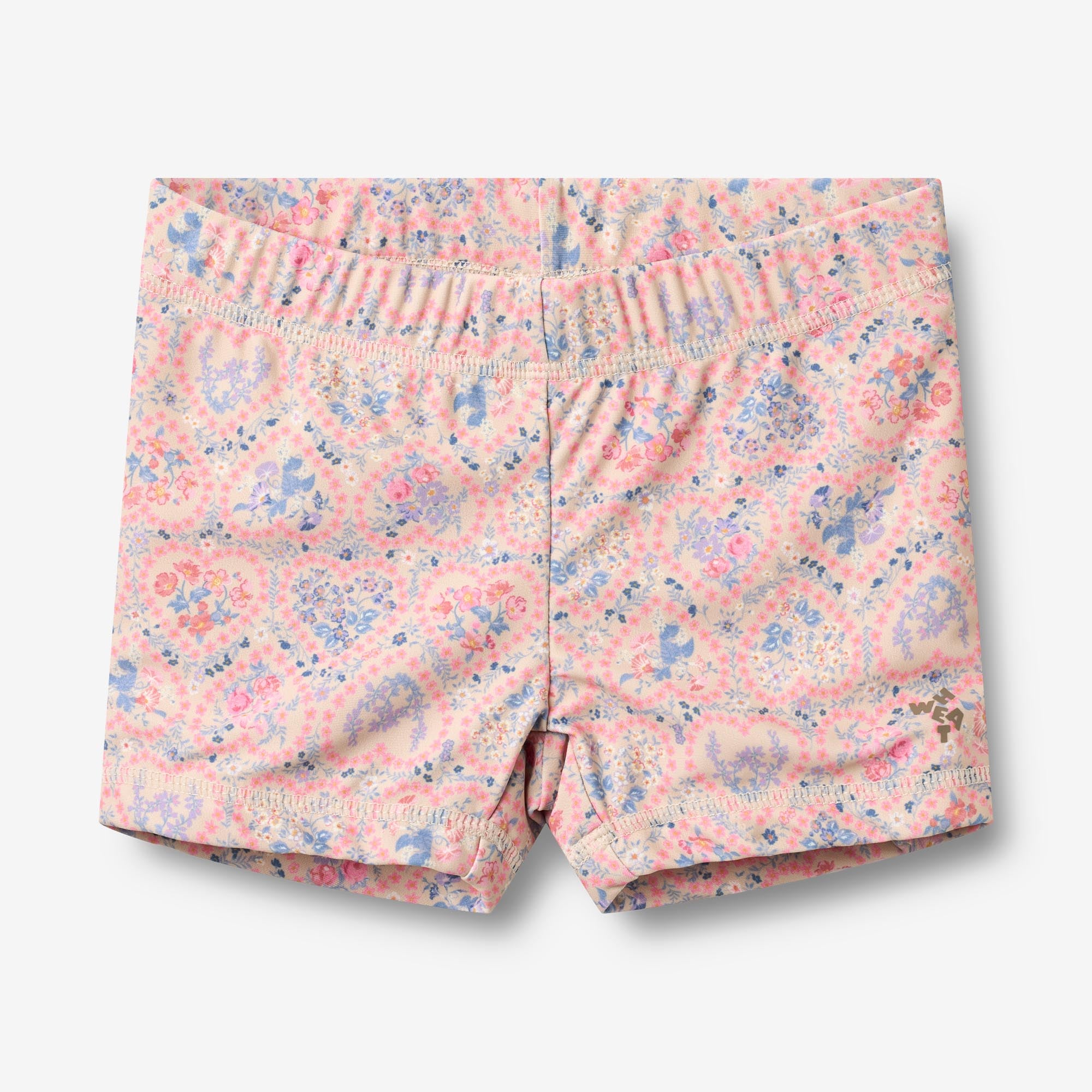 wheat-niki-pink-heart-flowers-badeshorts-uv-schutz image 1