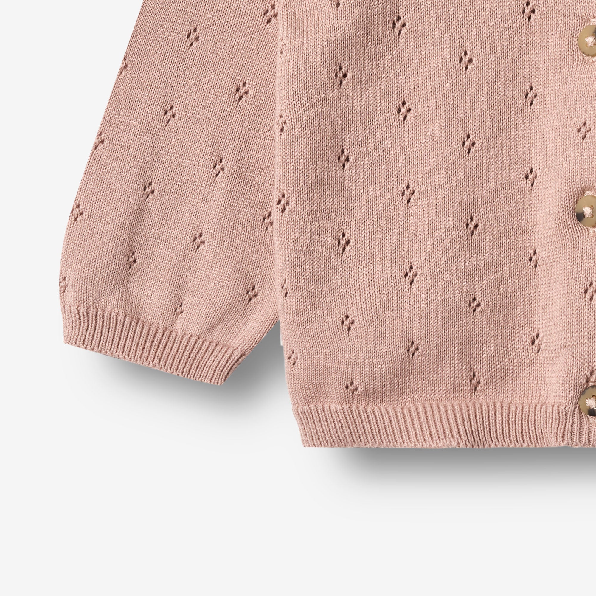 wheat-clothing-strickjacke-maia-rose-powder-bio-baumwolle image 6