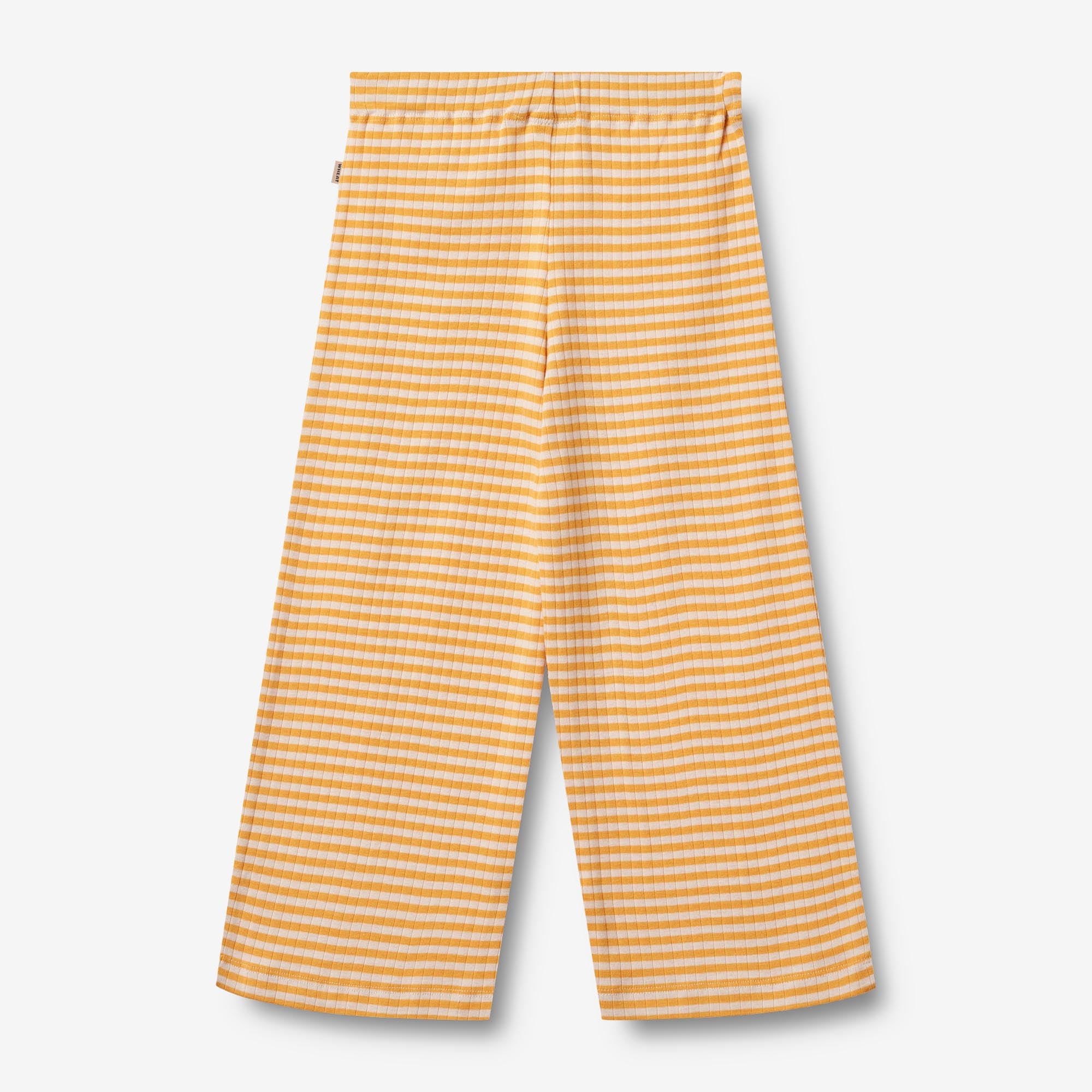 wheat-ela-jerseyhose-gelb-gestreift-m-dchen-bio-baumwolle image 3