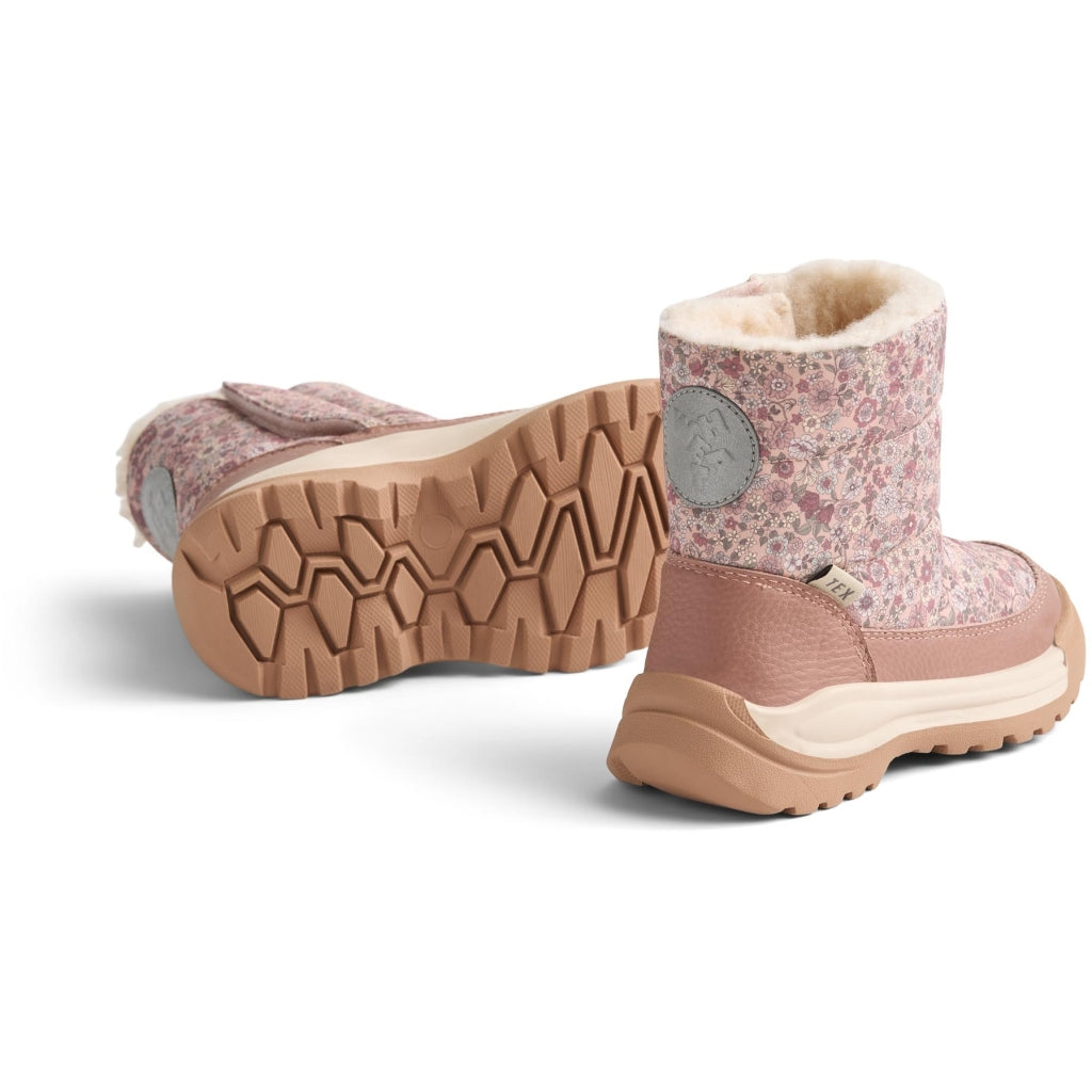 wheat-liza-tex-winterstiefel-rose-dust-flowers image 2