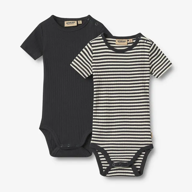 wheat-timo-body-navy-rib-stripe-bio-2er-kurzarm image 1