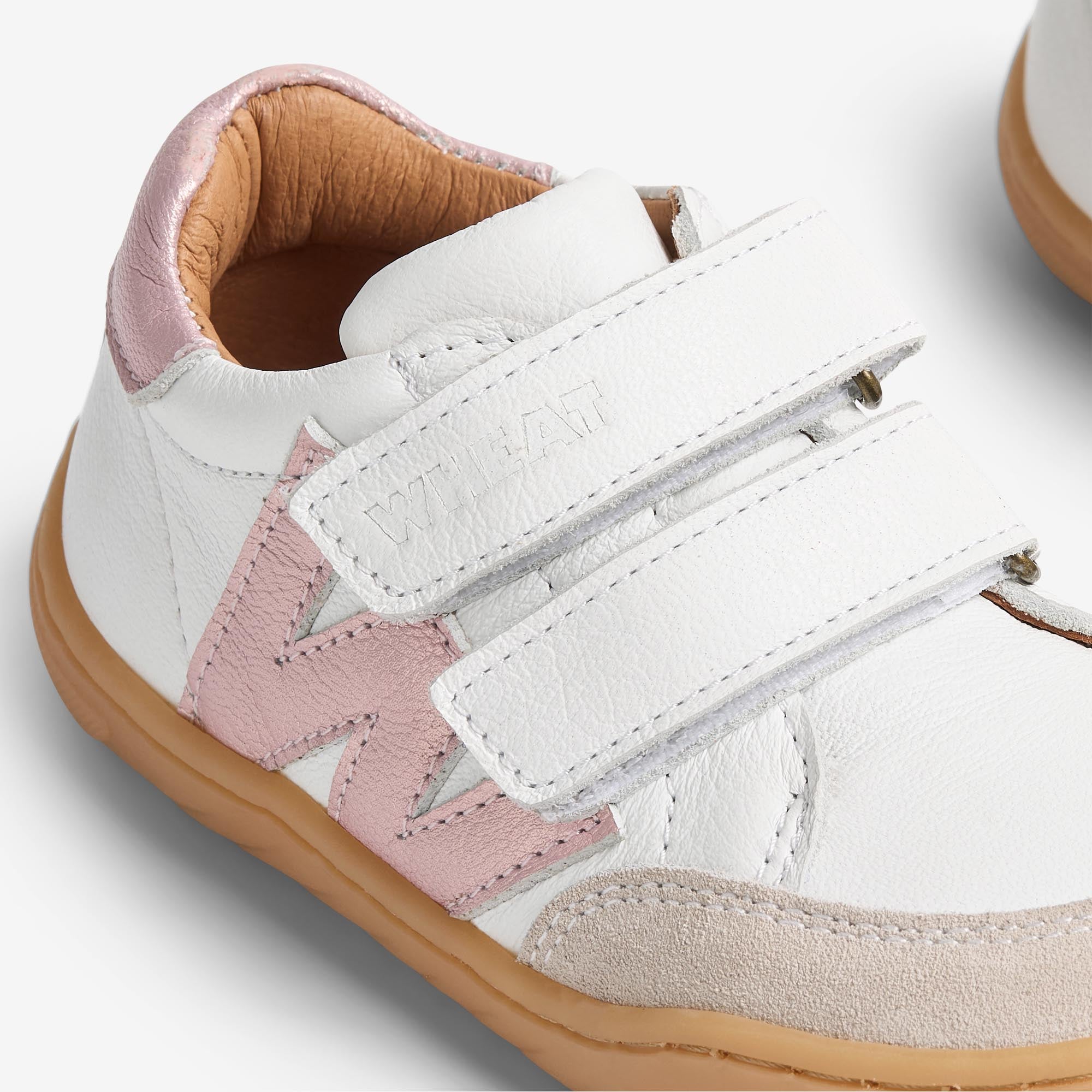 wheat-barres-sneaker-white-misty-rose-klett-leder image 4