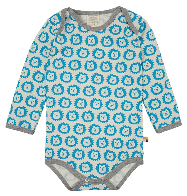 loud-proud-classics-body-langarm-baby-body-aqua-62-68-bio image 1
