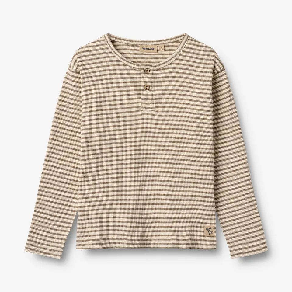 wheat-morris-langarmshirt-stone-stripe-bio-baumwolle image 1