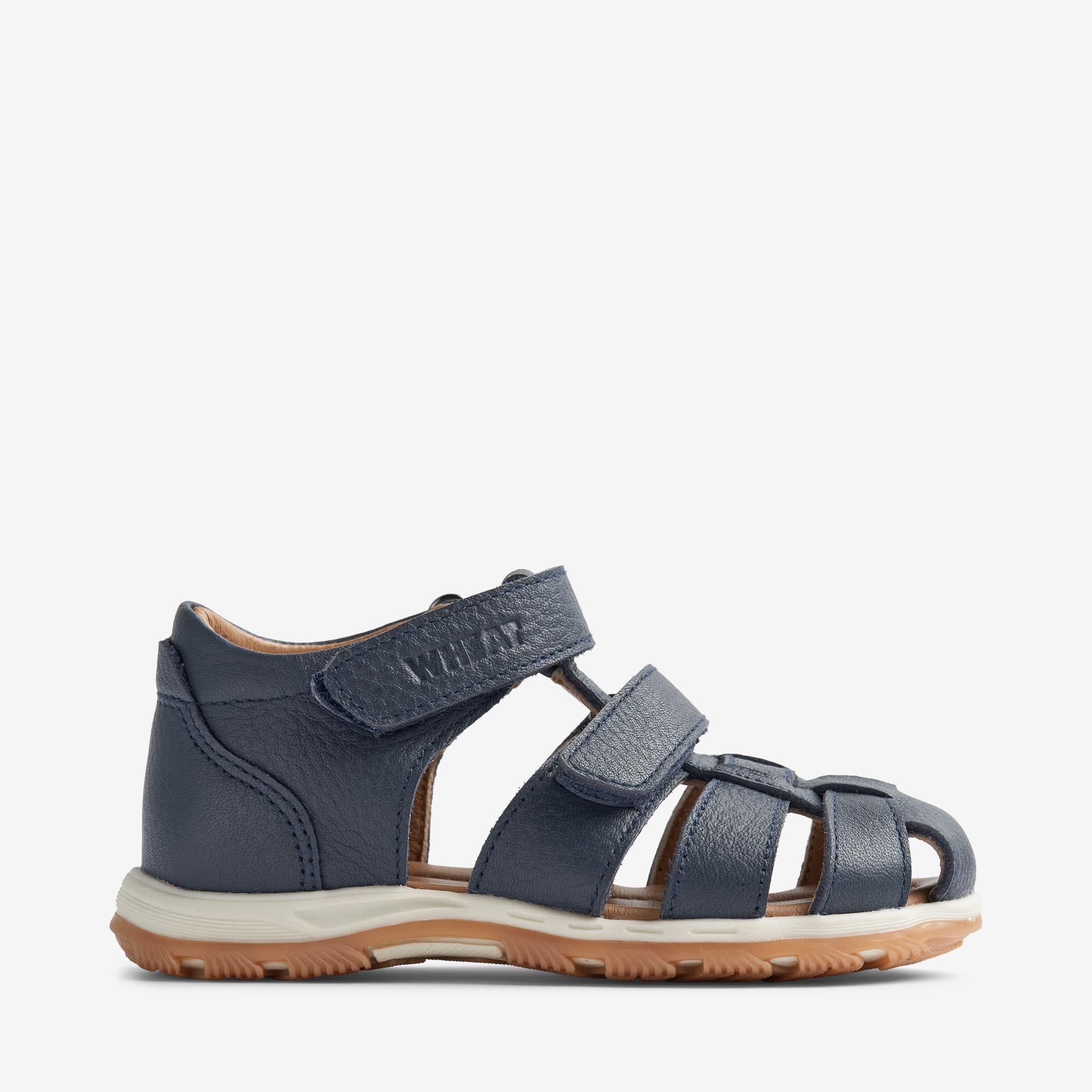 wheat-frei-s-sandale-navy-leder-klett-lauflern image 3