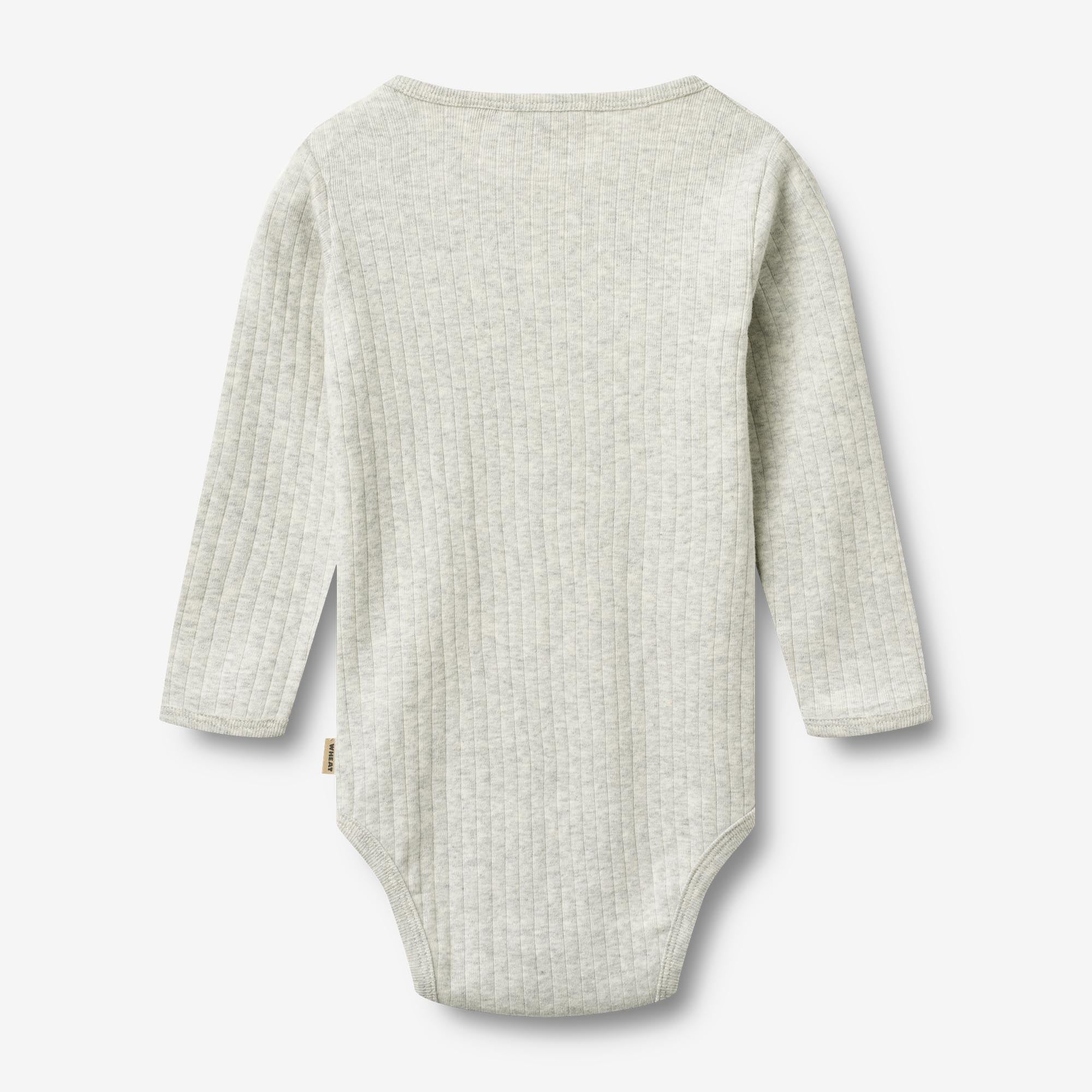 wheat-berti-body-langarm-melange-grey-bio-baumwolle image 2