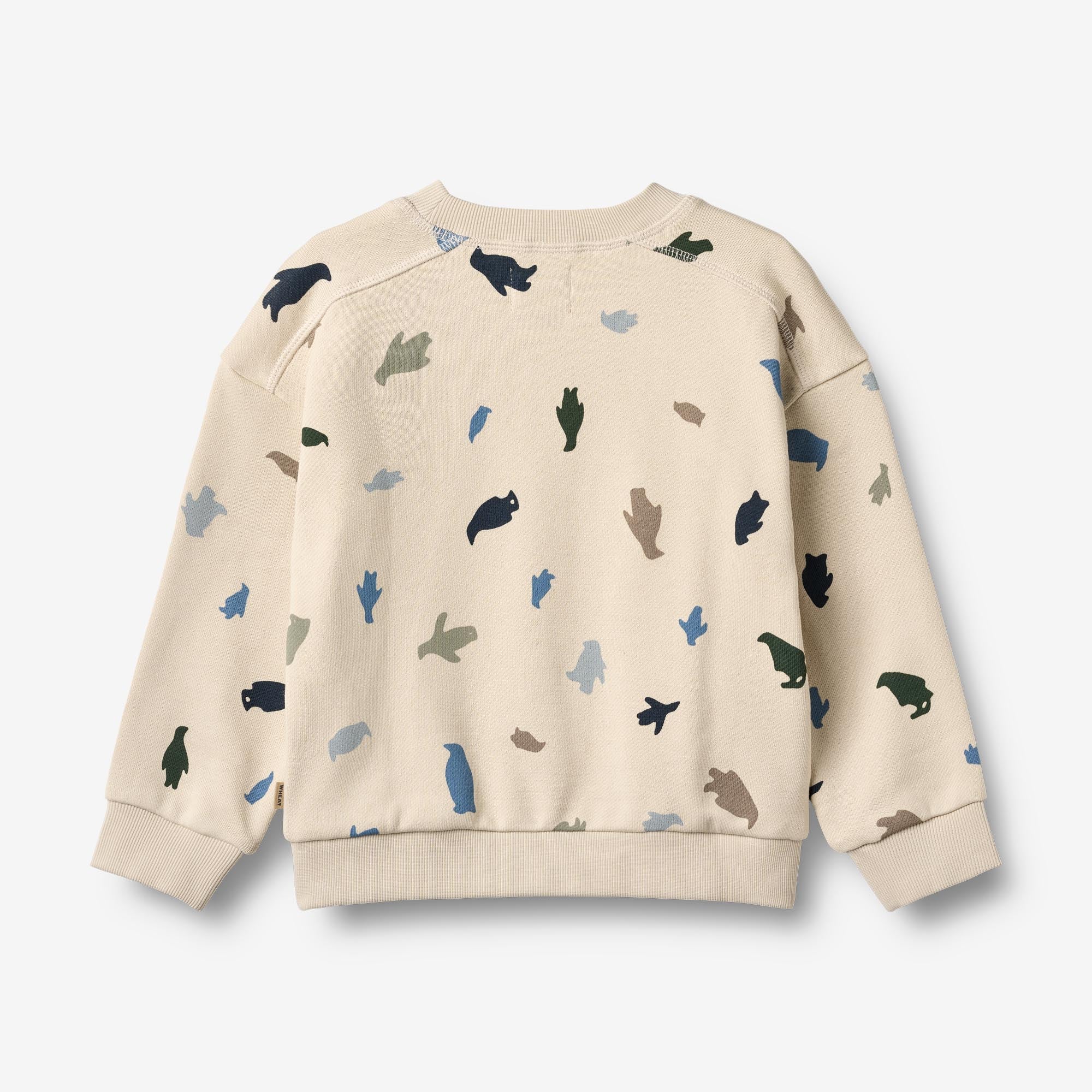 wheat-sweatshirt-sandro-offwhite-penguins-pinguin-pullover image 3