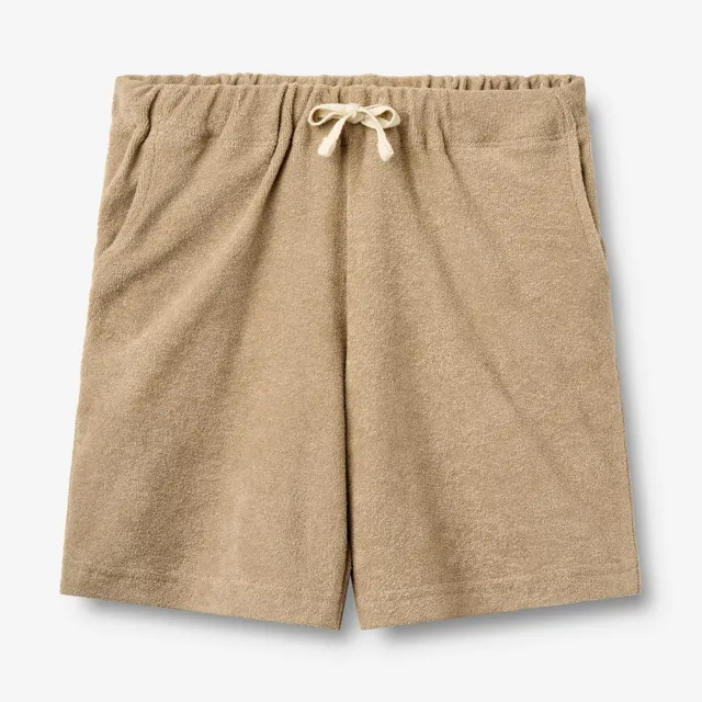 wheat-kalle-sand-stone-shorts-bio-baumwolle-unisex image 1