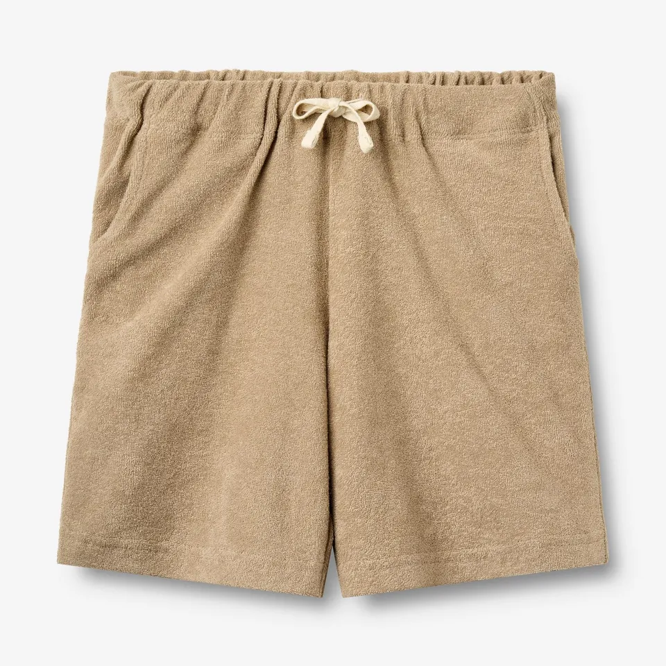 wheat-kalle-sand-stone-shorts-bio-baumwolle-unisex image 1