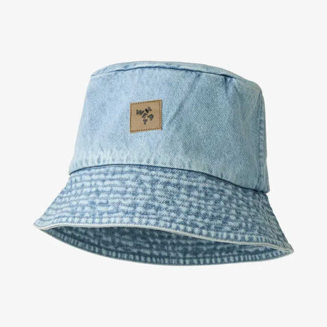 wheat-charlie-bucket-hat-light-blue-bio-baumwolle image 1