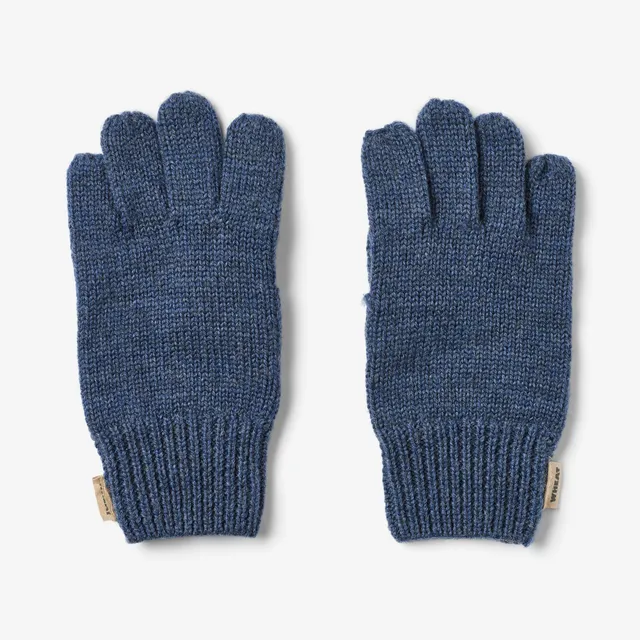 wheat-bobbe-fingerhandschuhe-ink-melange-merinowolle image 1