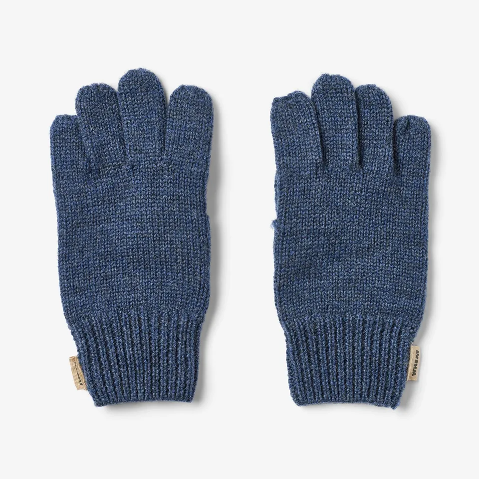 wheat-bobbe-fingerhandschuhe-ink-melange-merinowolle image 1