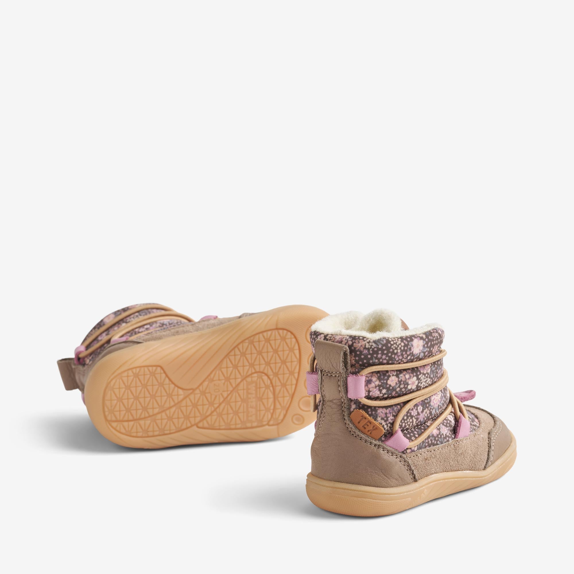 wheat-milan-tex-winterstiefel-dry-wood-snow-flowers-barfu image 2