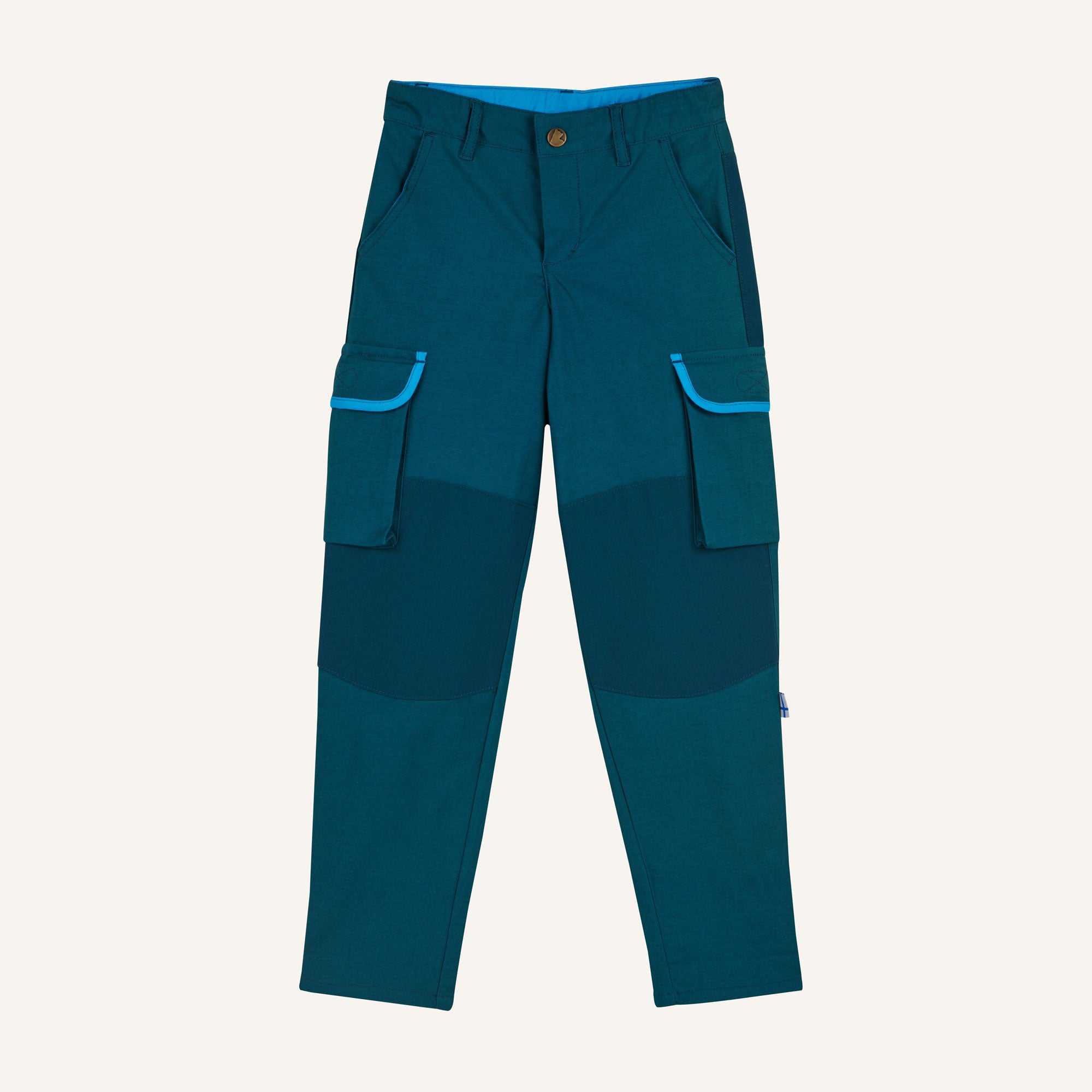finkid-husky-kelkka-canvas-cargohose-bronze-green-mitwachs image 4