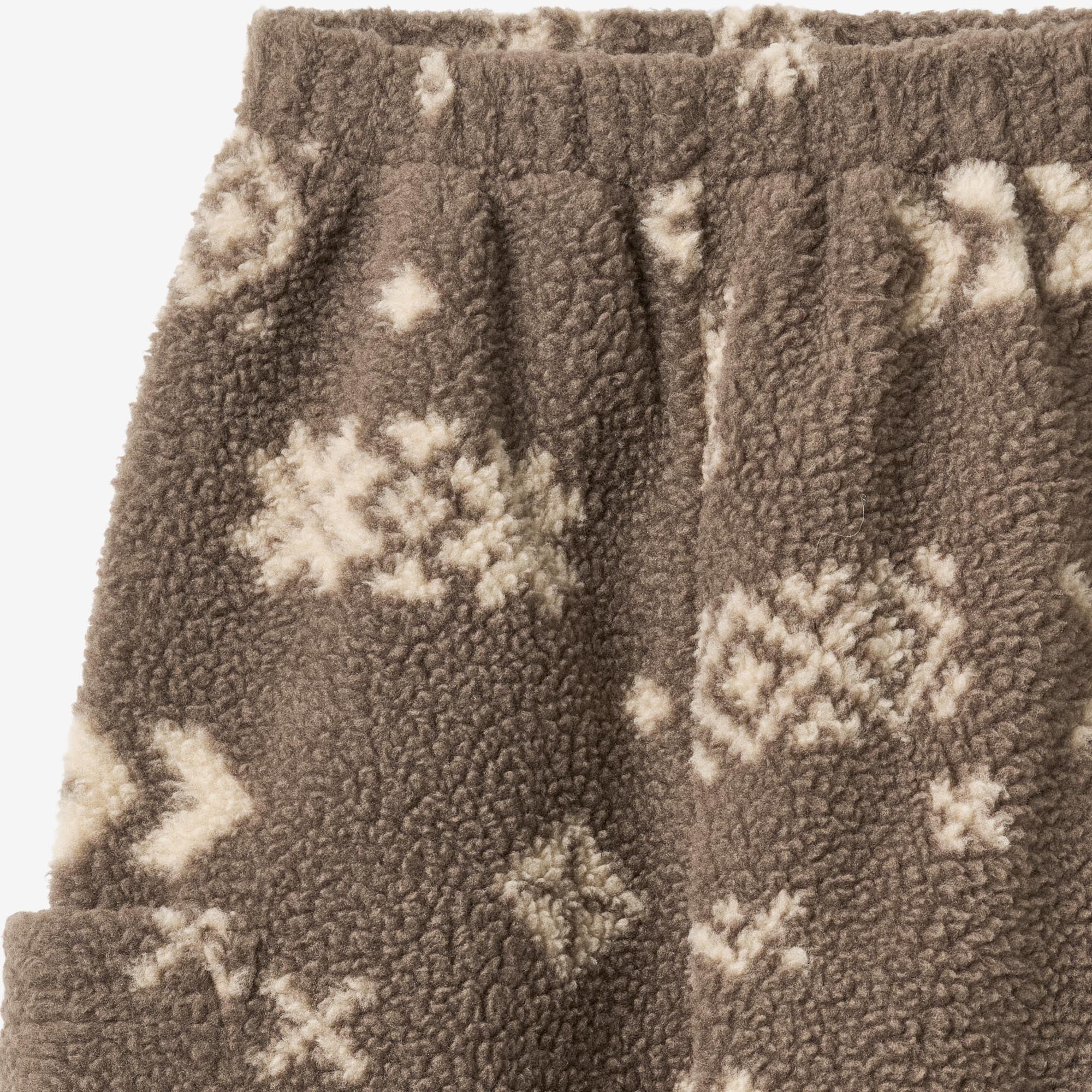 wheat-suun-fleecehose-dry-wood-jacquard-recycling image 3