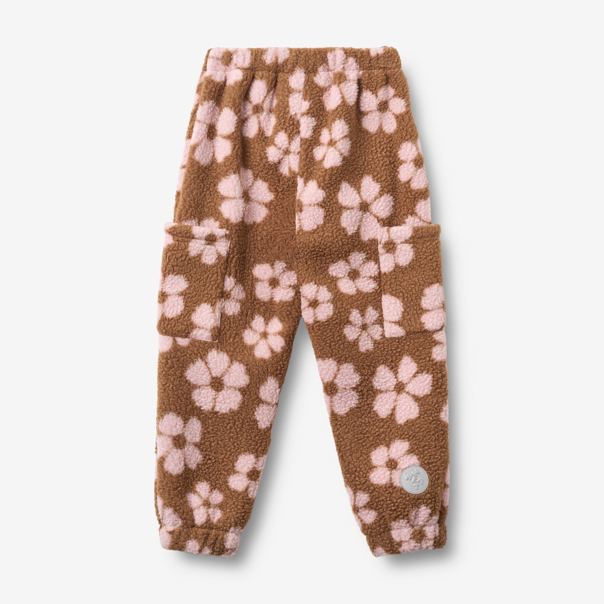 wheat-suun-fleecehose-warm-hazel-flowers-recycelt image 2