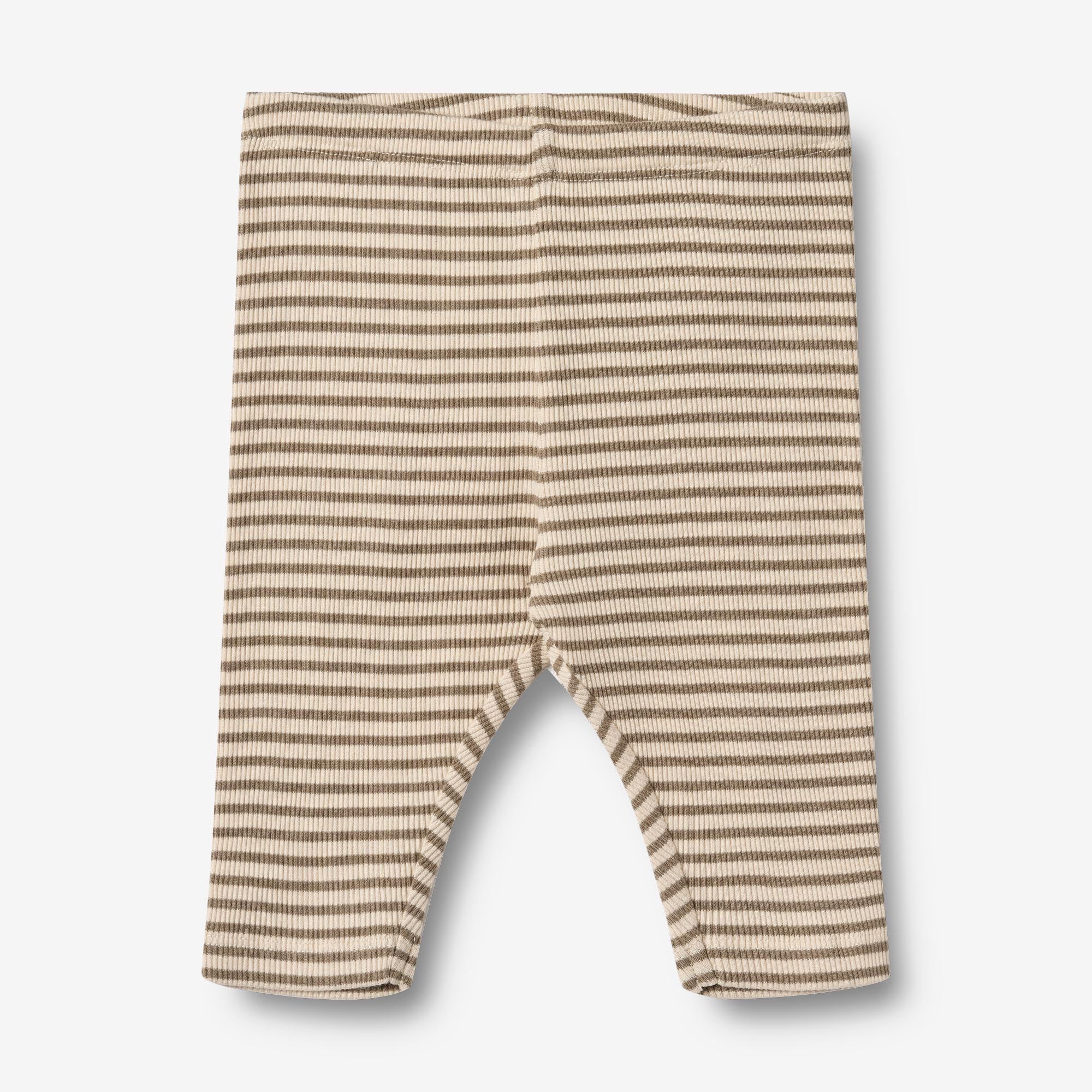 wheat-silas-jerseyhose-stone-stripe-bio-baumwolle-baby image 1