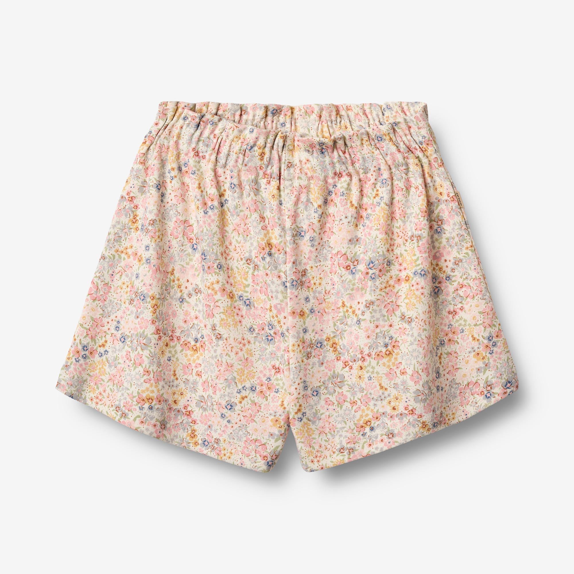 wheat-sandy-shorts-bright-flowers-bio-baumwolle image 1