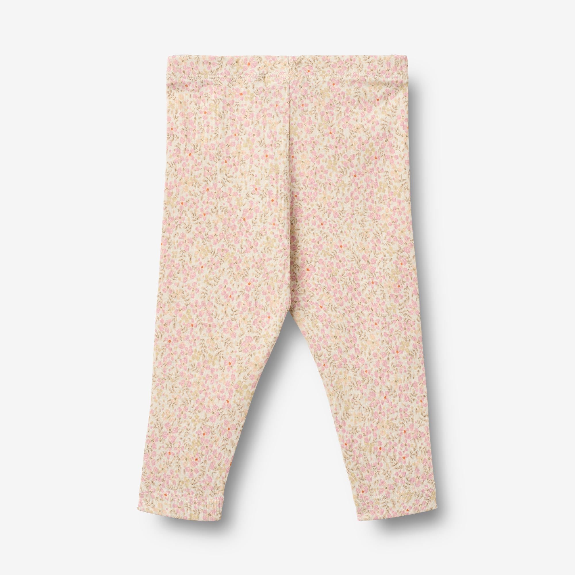 wheat-jules-jersey-leggings-coral-flowers-bio-baumwolle-4 image 2