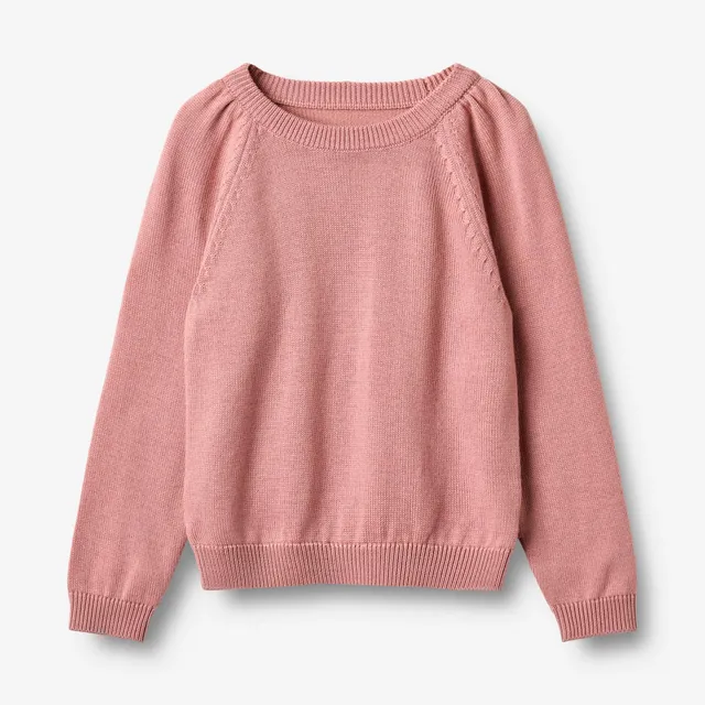 wheat-mira-strickpullover-merinowolle-rose image 1
