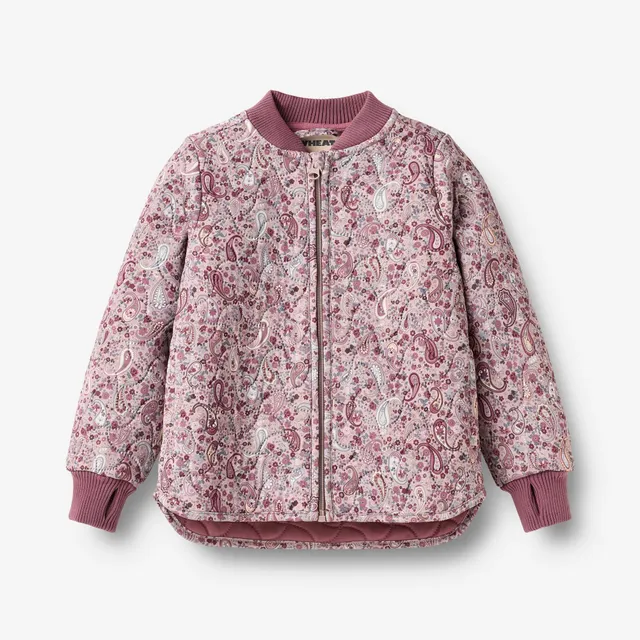 wheat-loui-thermojacke-dry-rose-paisley-recycling-steppjacke image 1