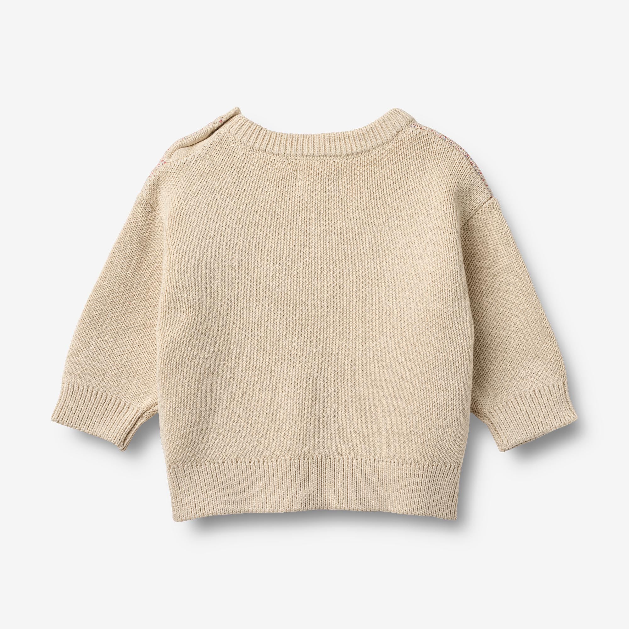 wheat-solveig-jacquard-pullover-baby-rainbow-bio-baumwolle image 2