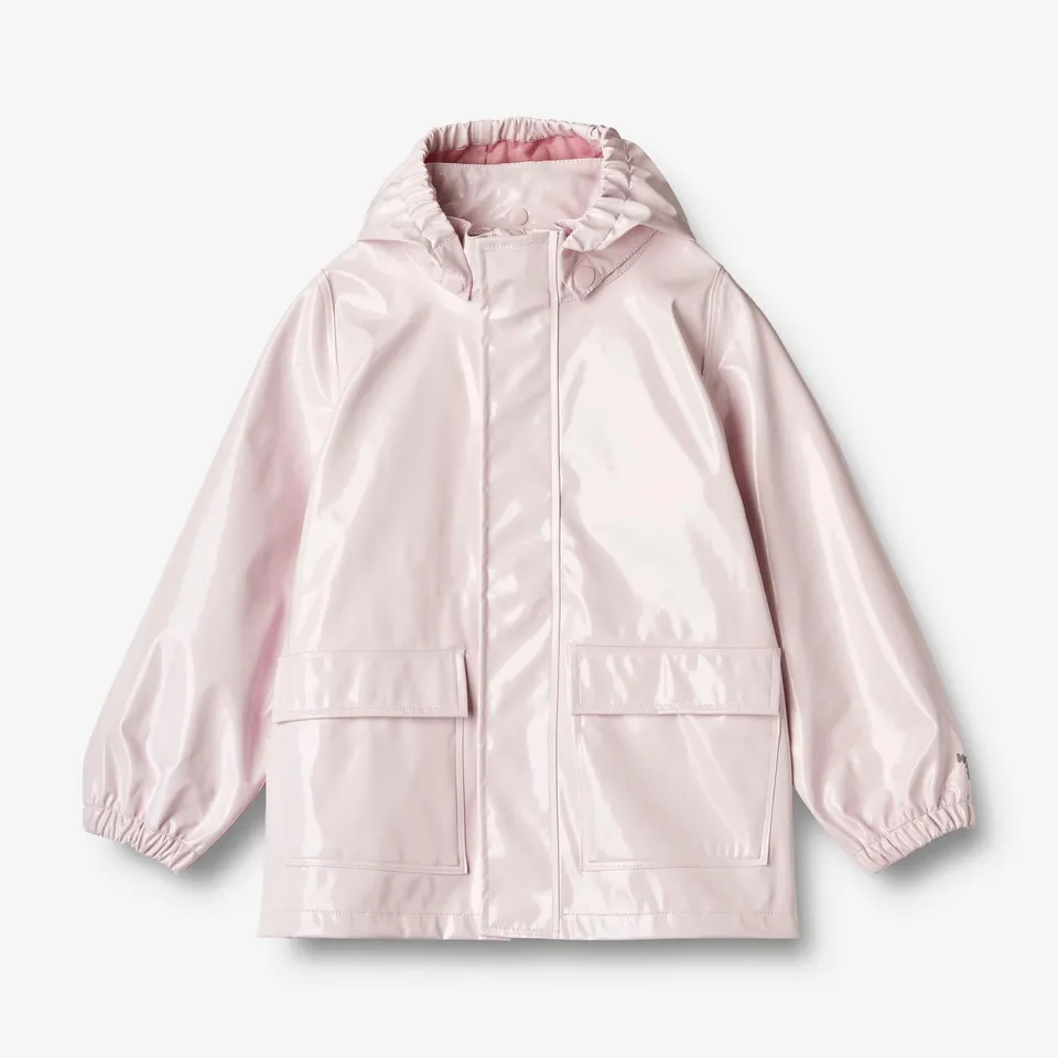 wheat-ollo-regenjacke-kinder-cherry-bloom-glossy-wasserdicht image 1