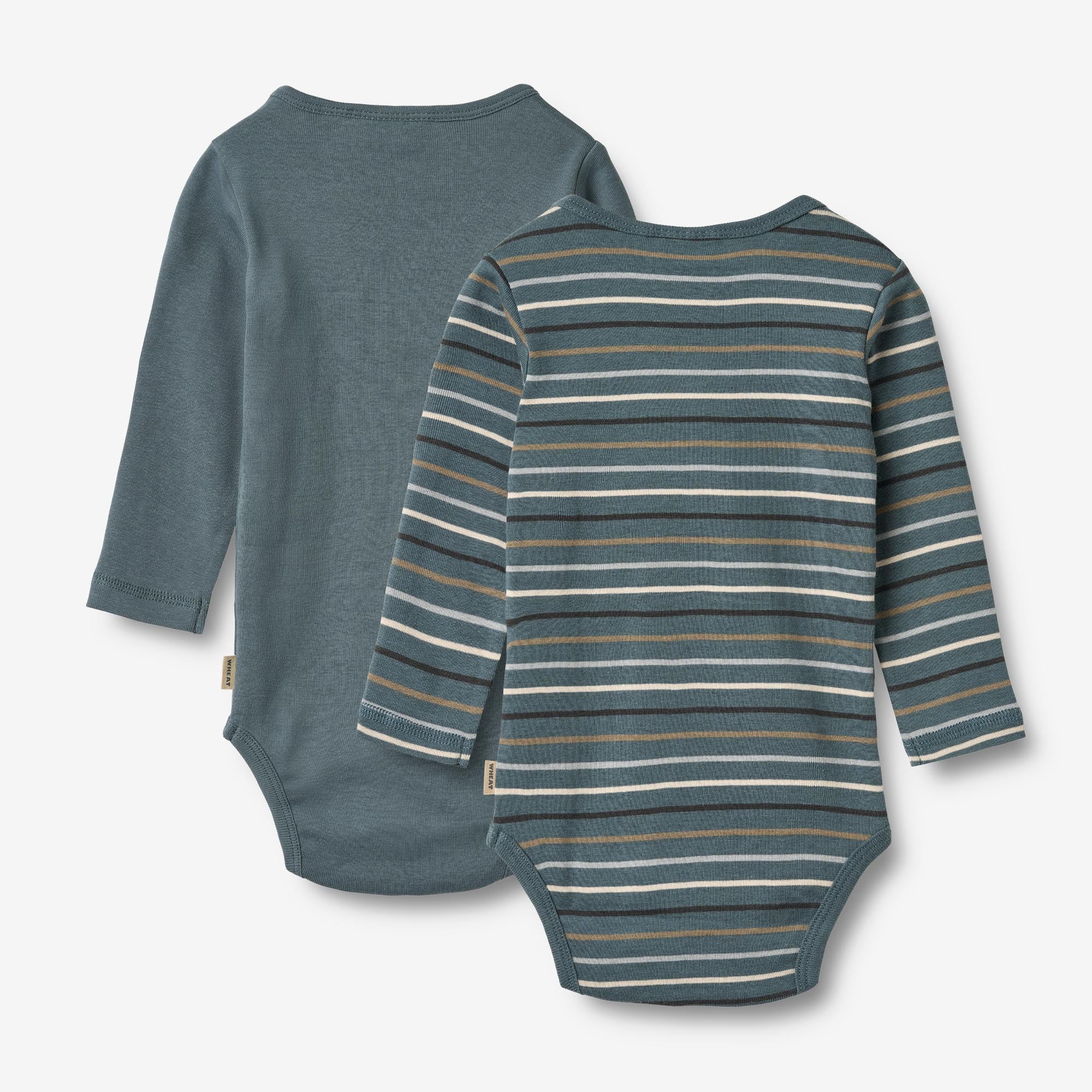 wheat-freddie-body-langarmbody-blue-multi-stripe-bio-2er image 3
