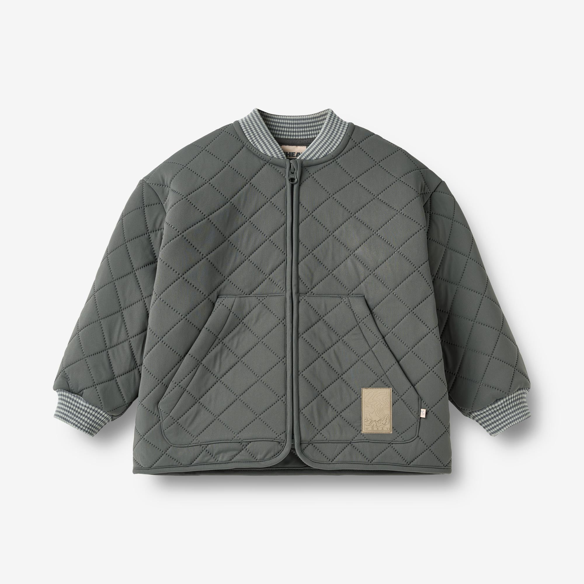 wheat-outerwear-vando-thermo-jacke-dark-shadow-kinder image 1