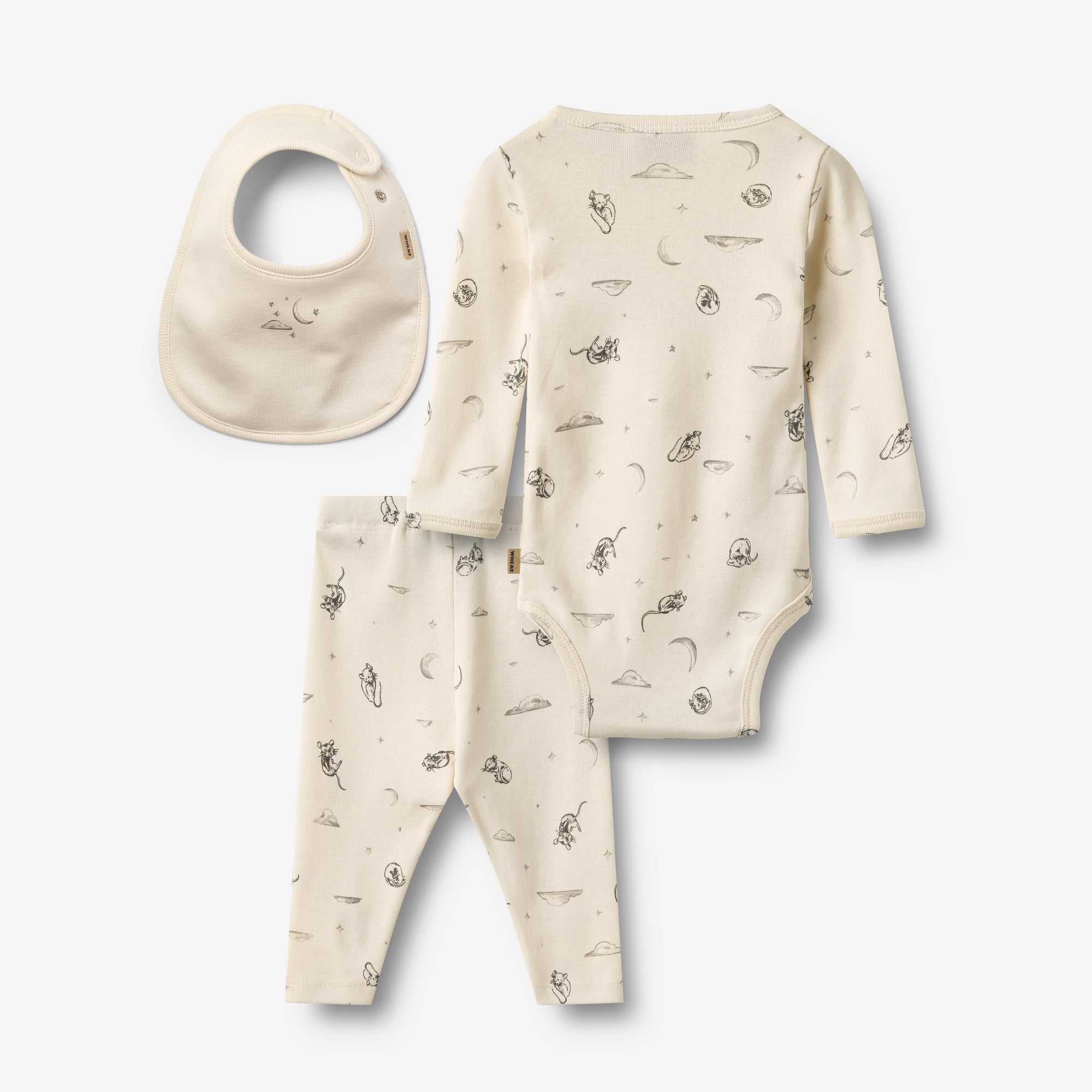 wheat-flore-baby-set-dreaming-mouse-bio-baumwolle image 3