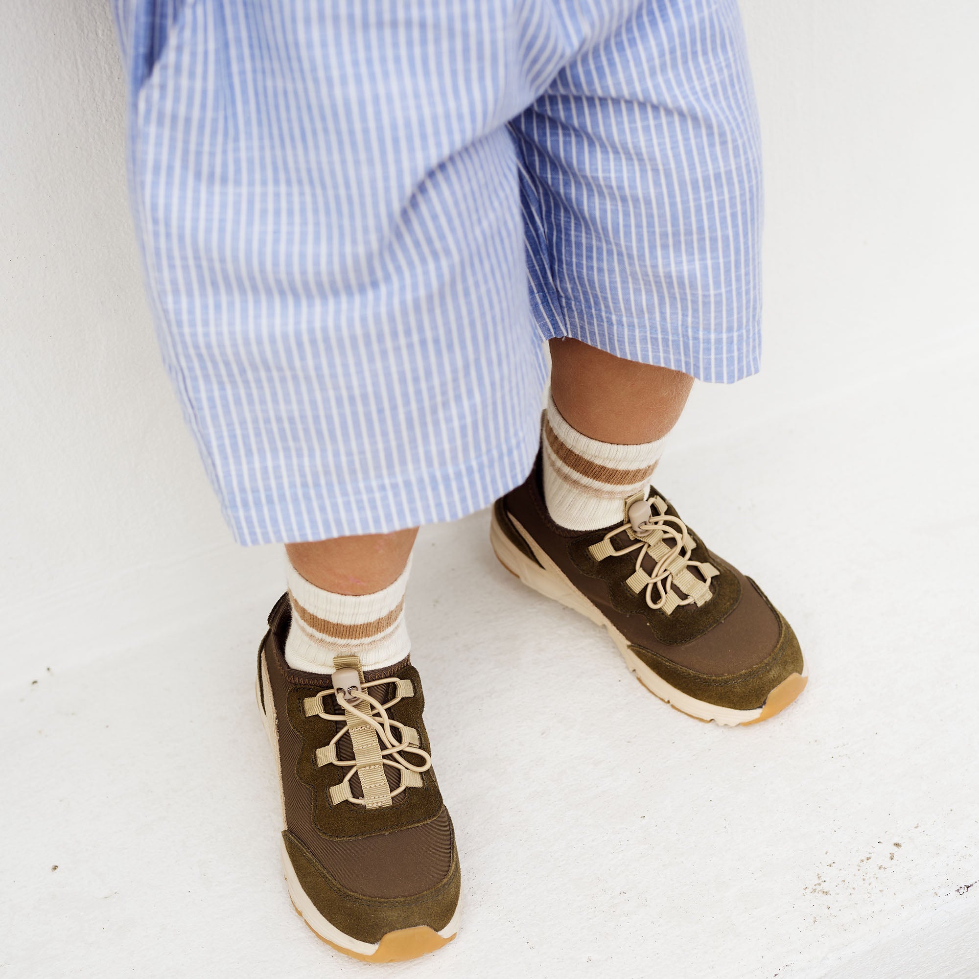 wheat-clothing-shorts-cuba-kinder-shorts-blue-stripe-bio-baumwolle image 2