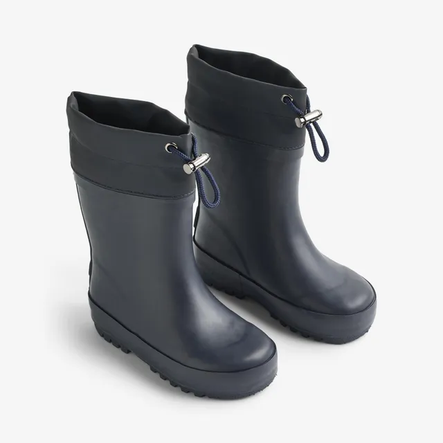 wheat-thermo-gummistiefel-navy-naturkautschuk-22-35 image 1