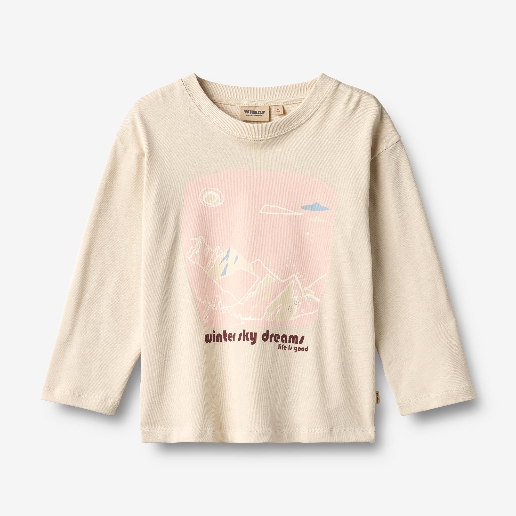 wheat-dixie-langarmshirt-kinder-offwhite-bio image 1