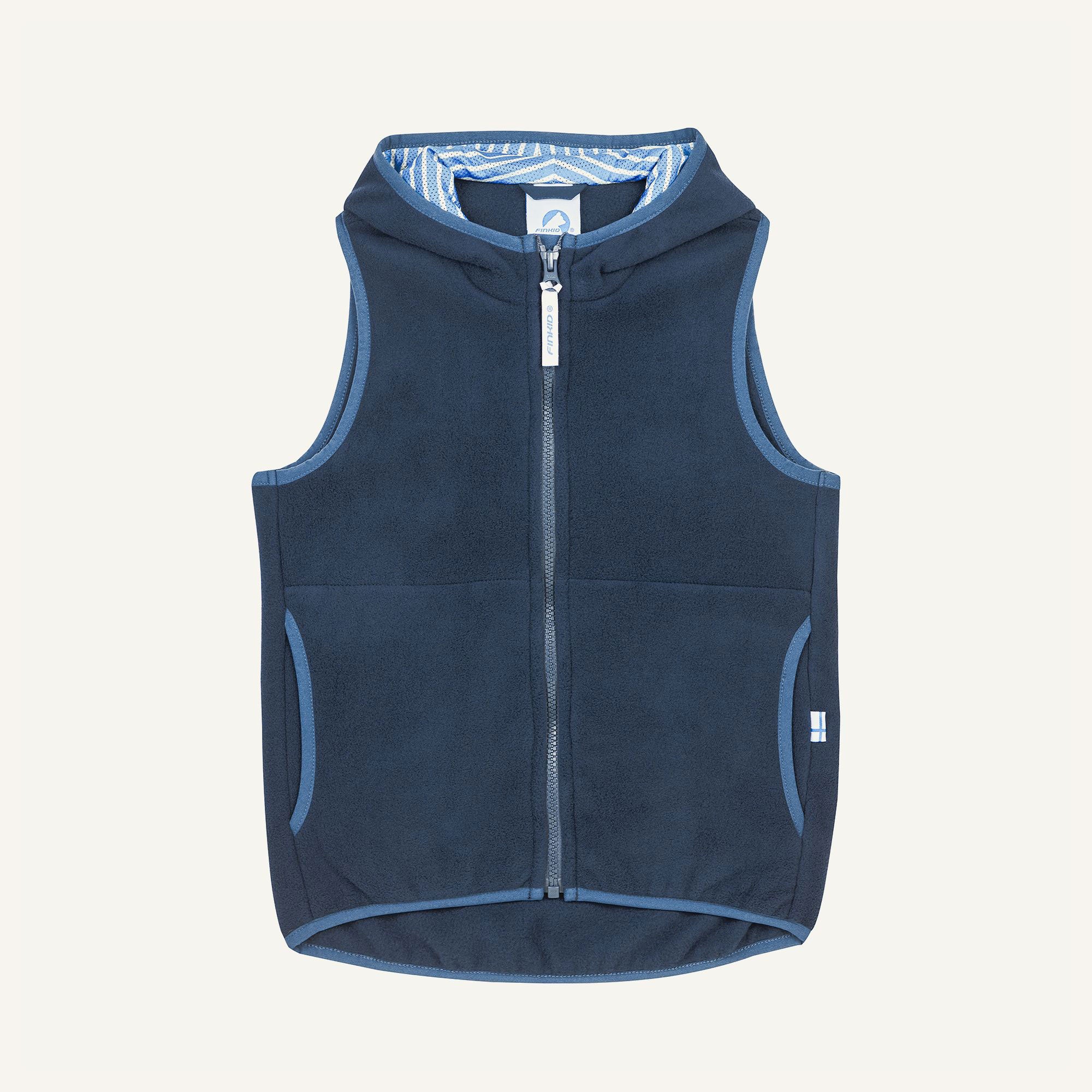 finkid-husky-poppeli-fleeceweste-yellow-storm-zip-in image 3
