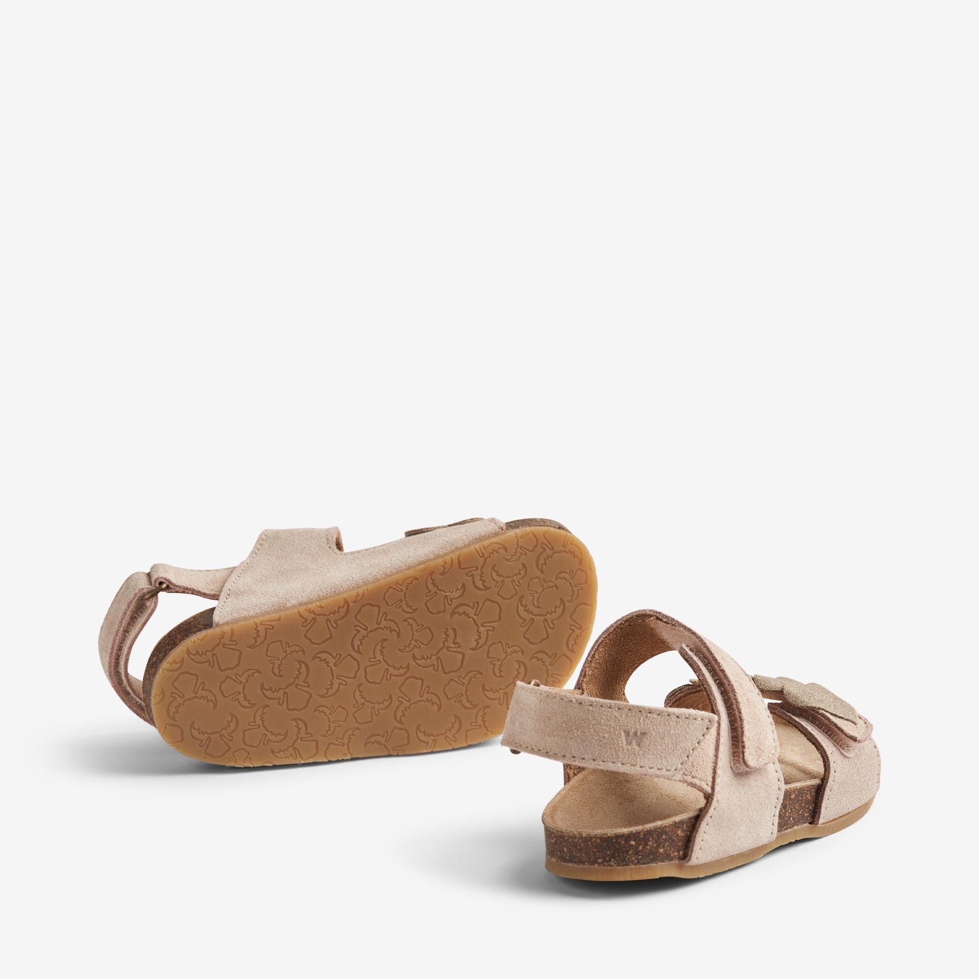 wheat-clara-sandale-kinder-leder-beige-rose-klett-herz image 2