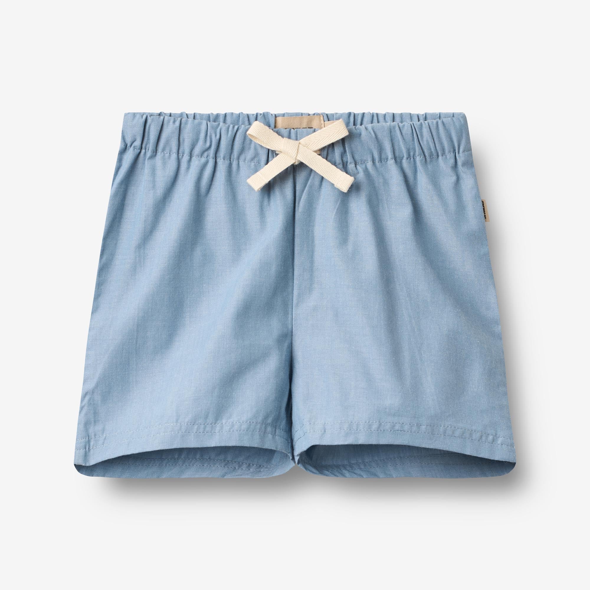 wheat-max-shorts-blue-chambrey-bio-baumwolle-baby image 1