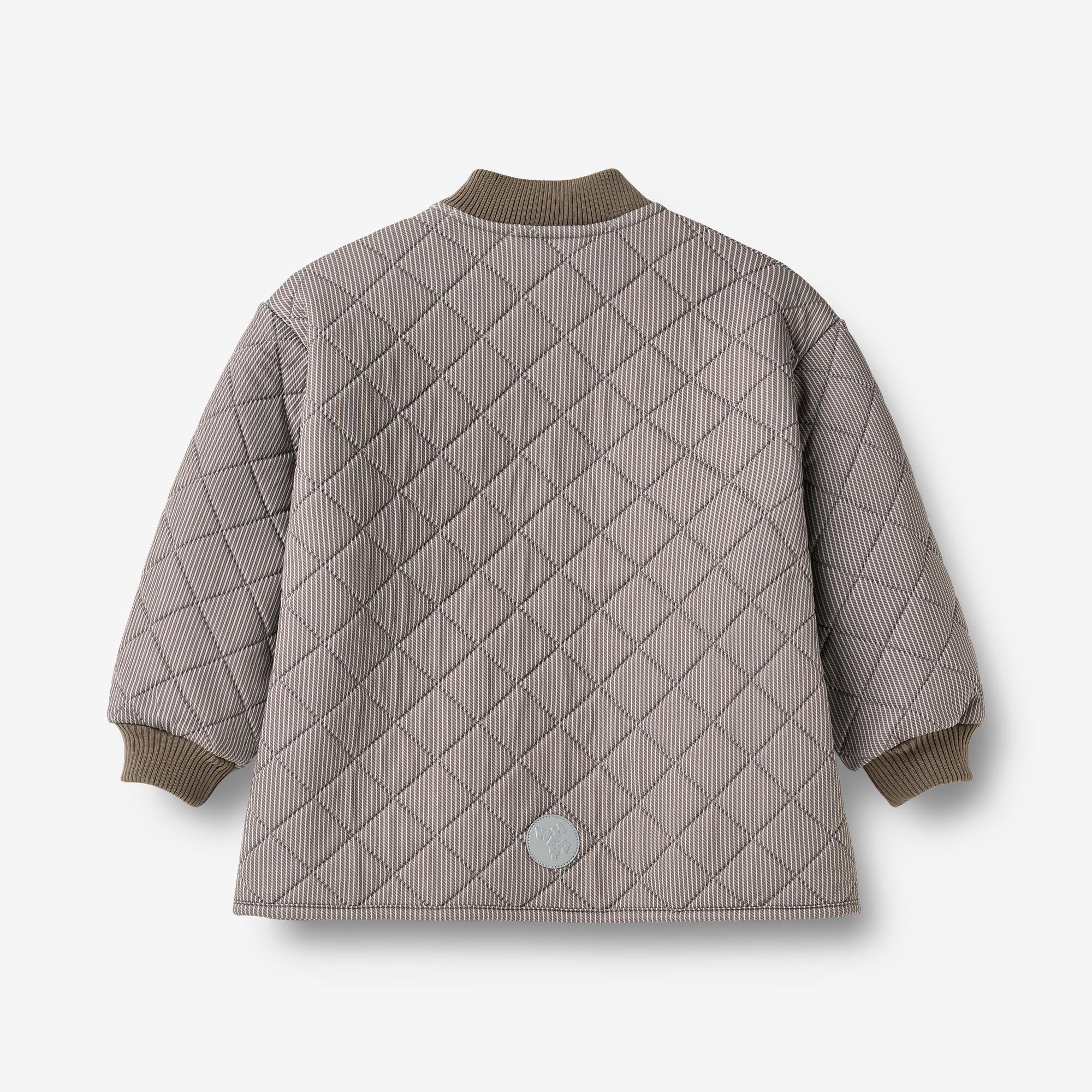 wheat-vando-thermo-jacke-brown-stripe-kinder image 4