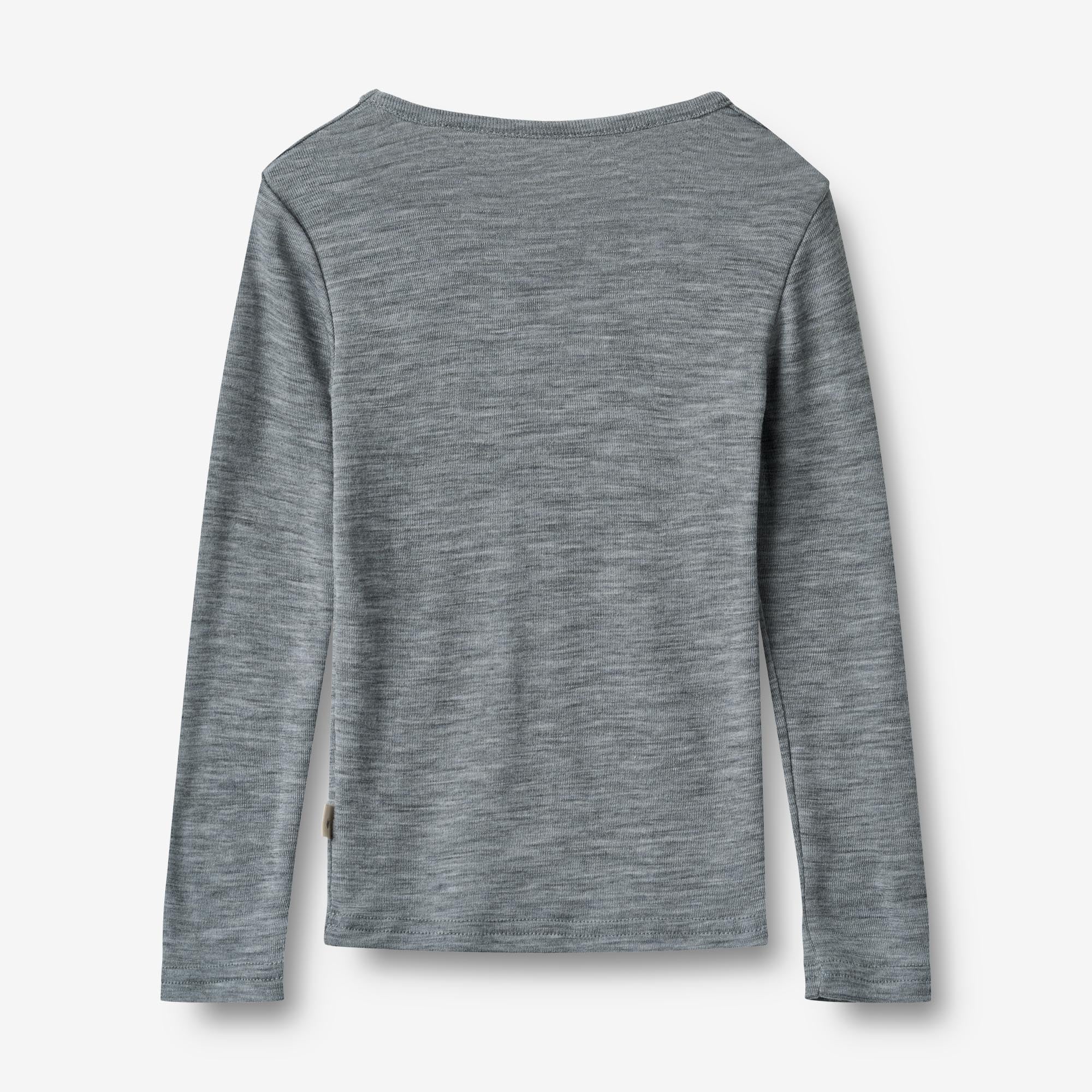 wheat-wool-t-shirt-alfie-melange-grey-gr-104-wolle image 2
