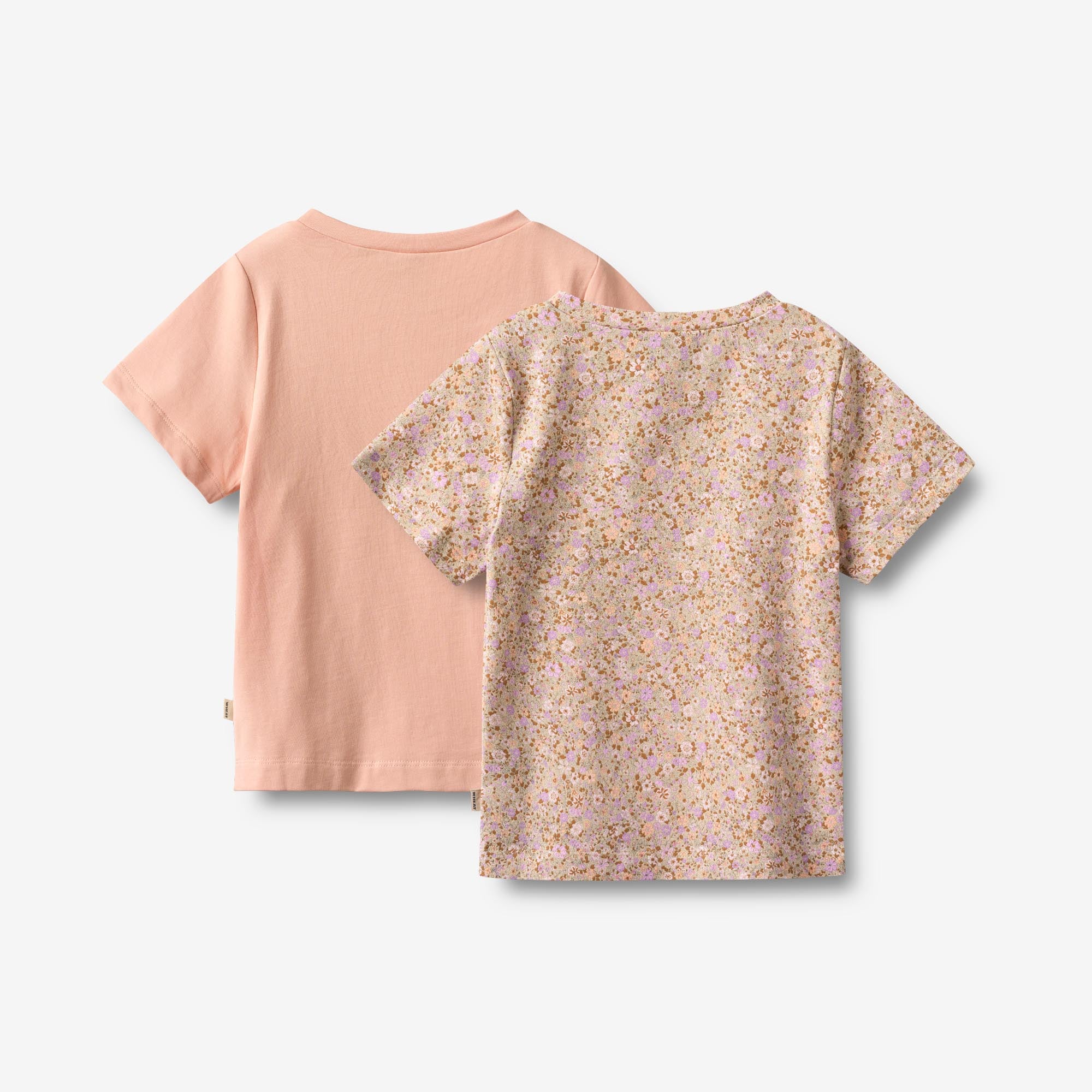 wheat-manna-t-shirt-2er-lila-blumen-bio-m-dchen image 2