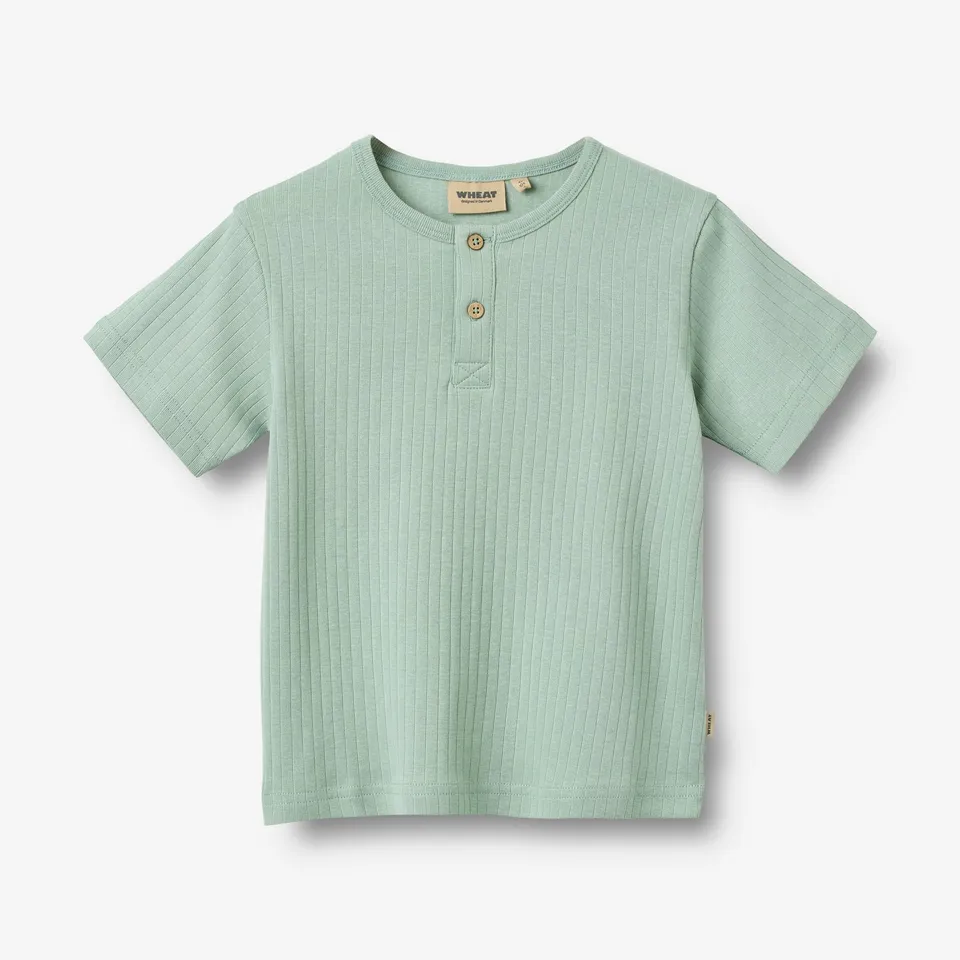wheat-lumi-t-shirt-green-pool-bio-baumwolle image 1