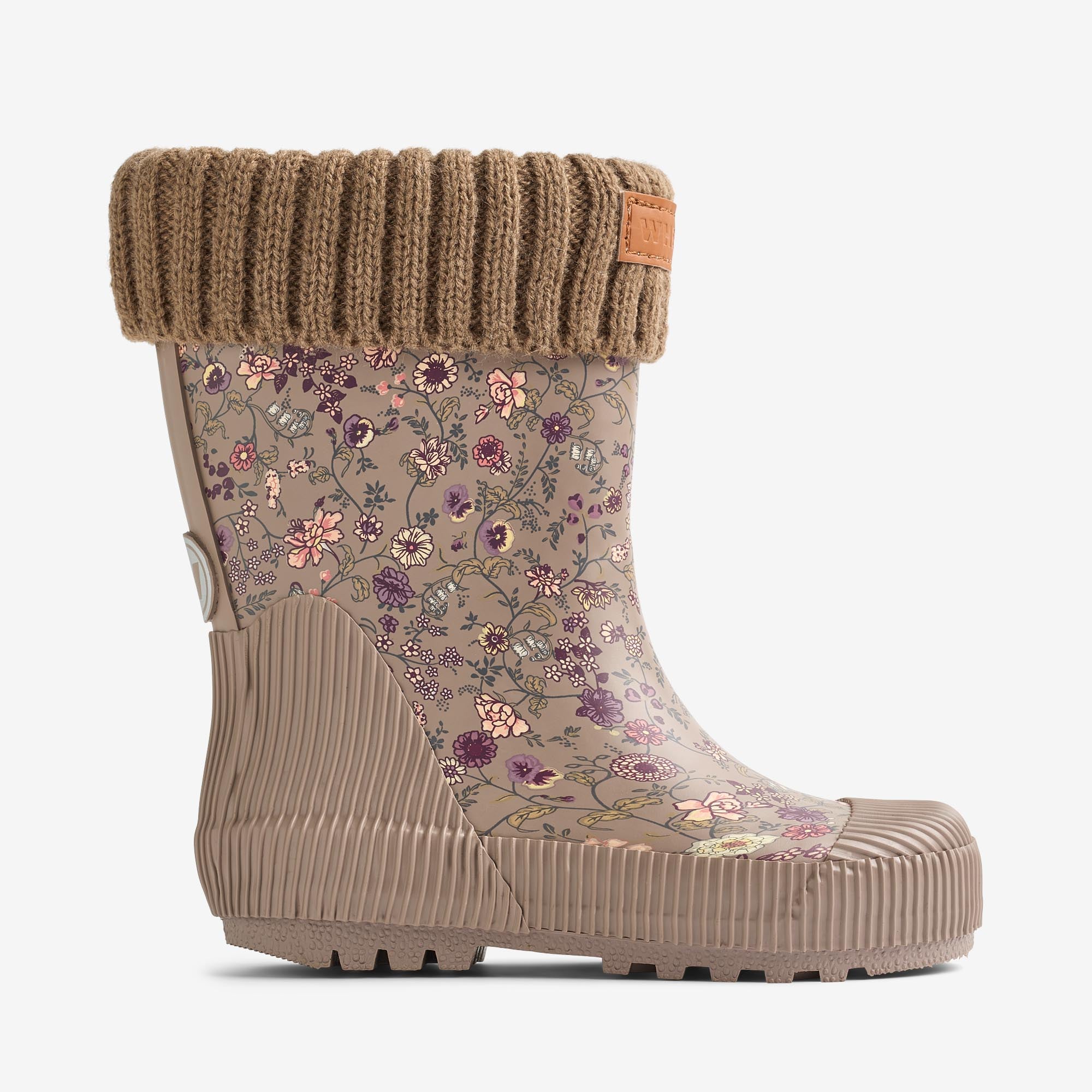 wheat-thermo-wader-gummistiefel-portabella-flowers-warm image 3